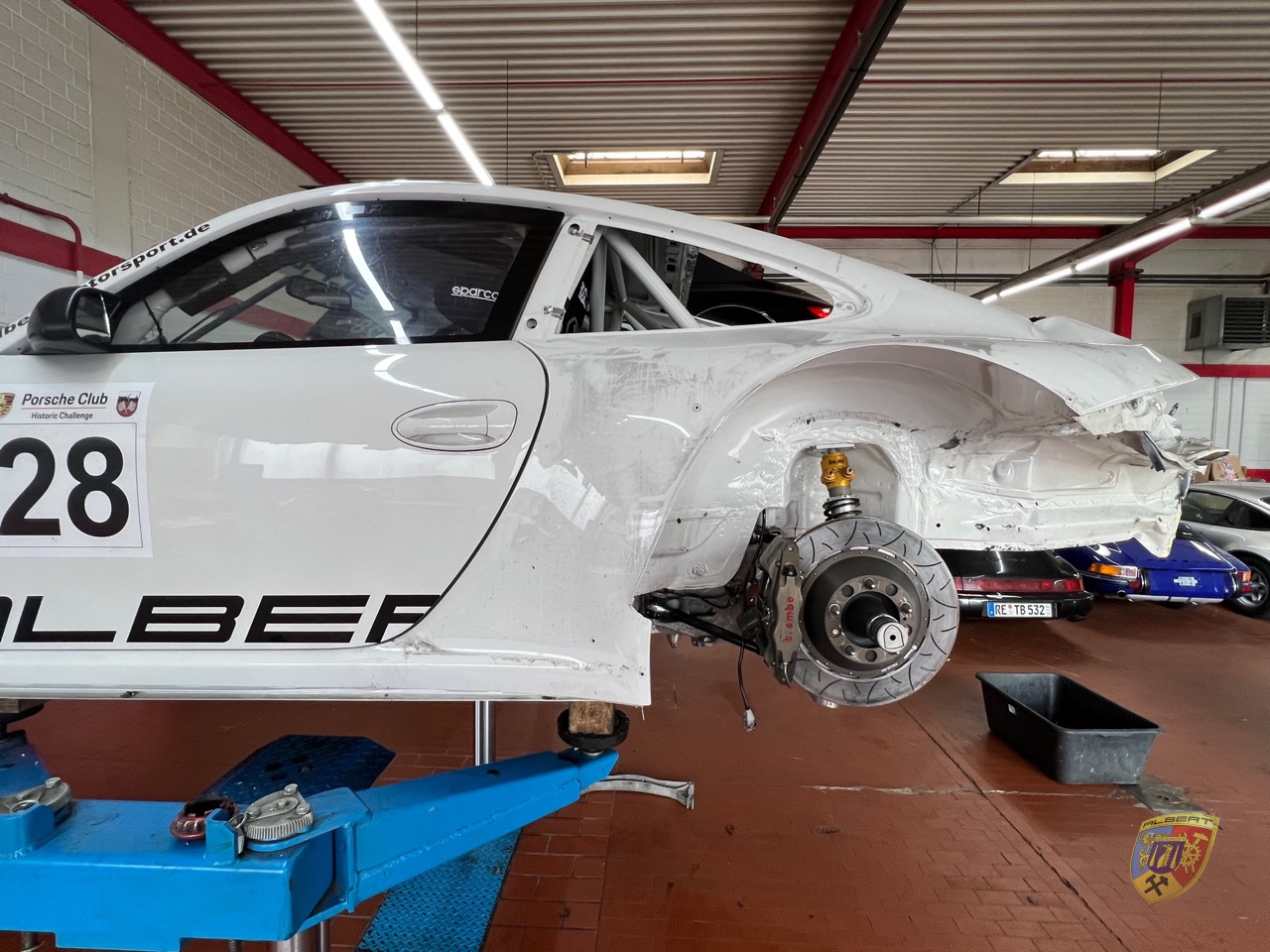 Porsche 997 GT3 R Unfallschaden Wasxxx