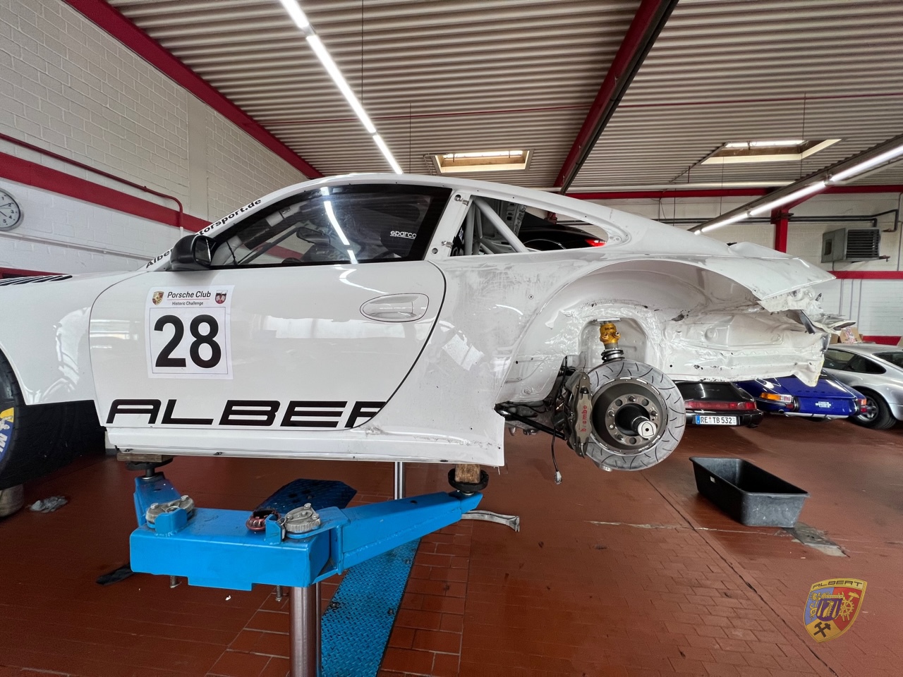 Porsche 997 GT3 R Unfallschaden Wasxxx