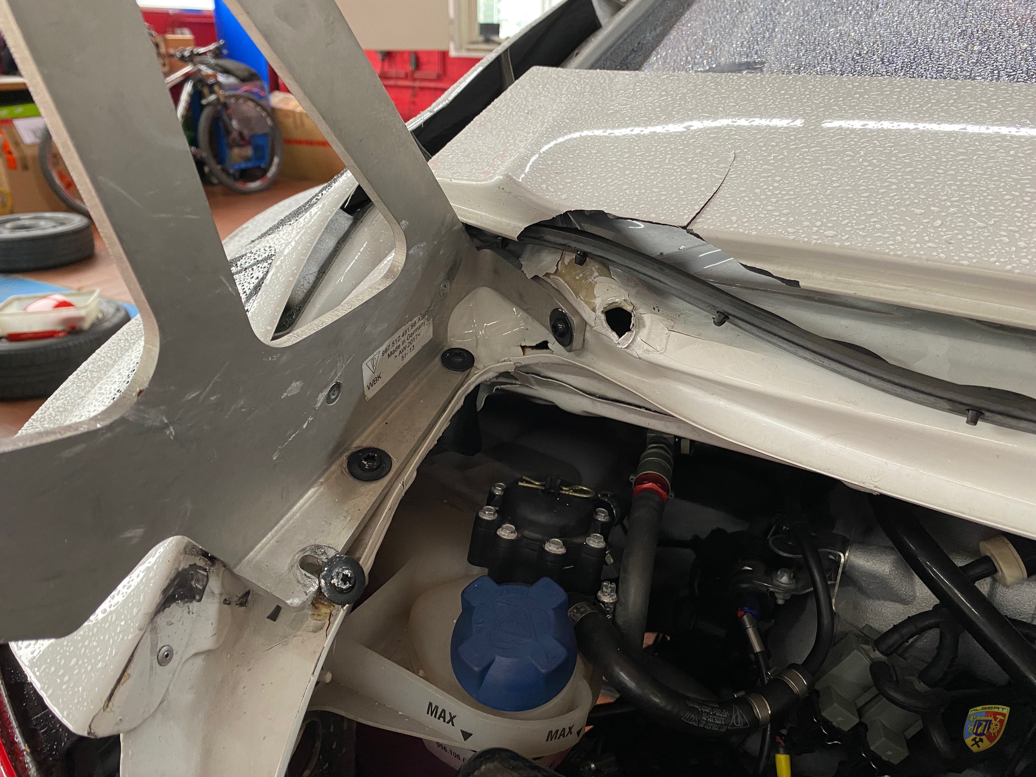 Porsche 997 GT3 R Unfallschaden Wasxxx