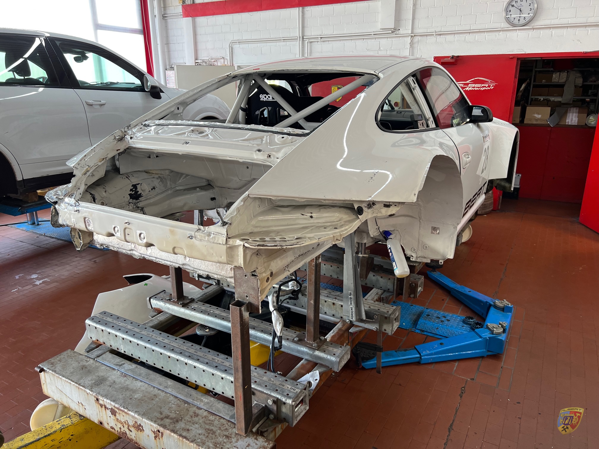Porsche 997 GT3 R Unfallschaden Wasxxx