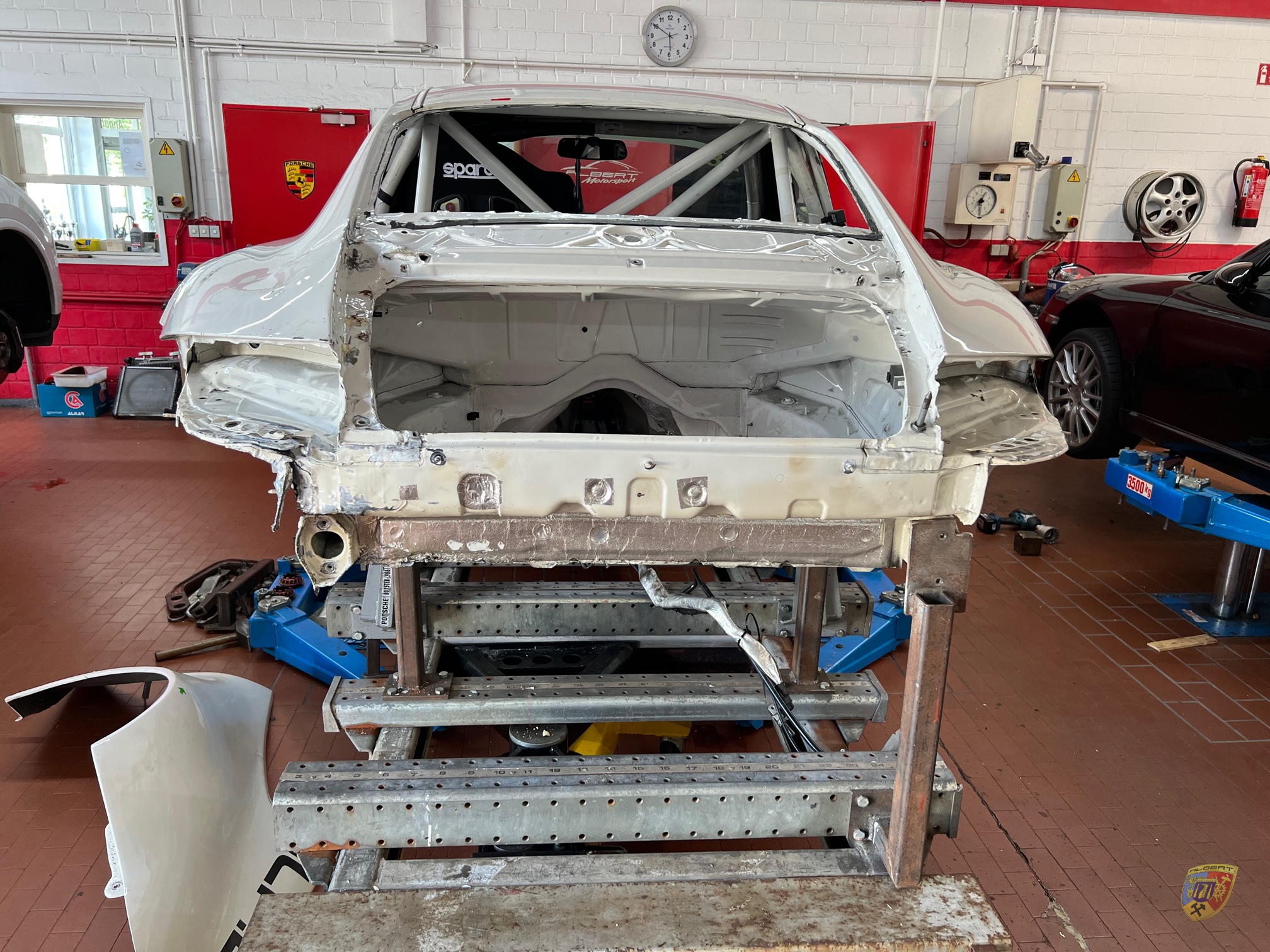 Porsche 997 GT3 R Unfallschaden Wasxxx