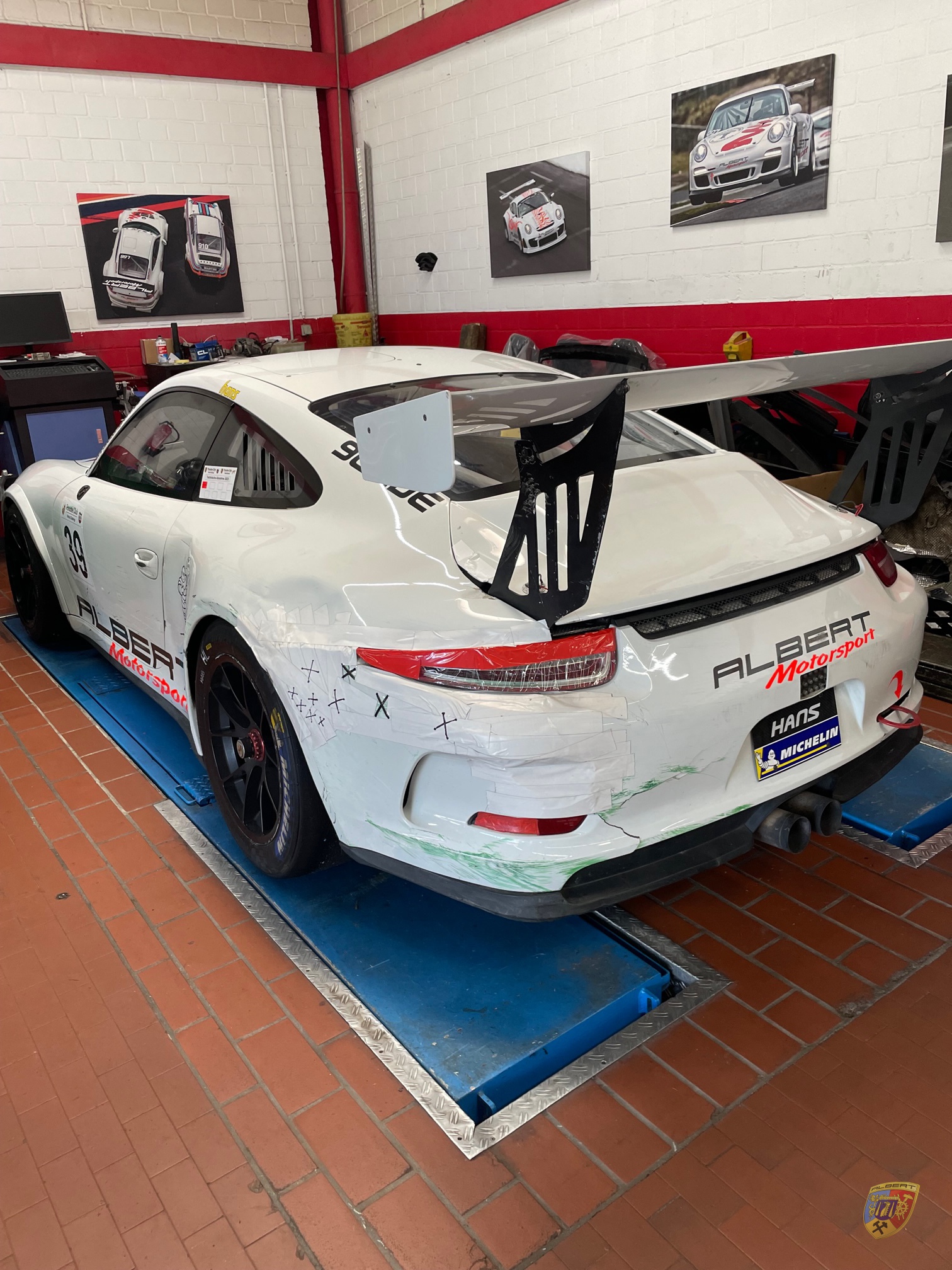 Porsche 991 GT3 Cup Unfallschaden van Sprxxxx