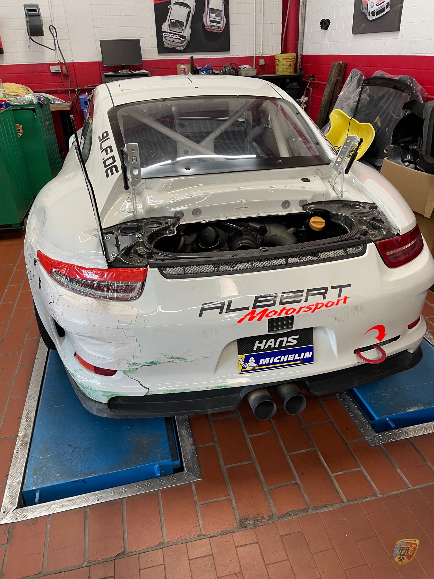 Porsche 991 GT3 Cup Unfallschaden van Sprxxxx