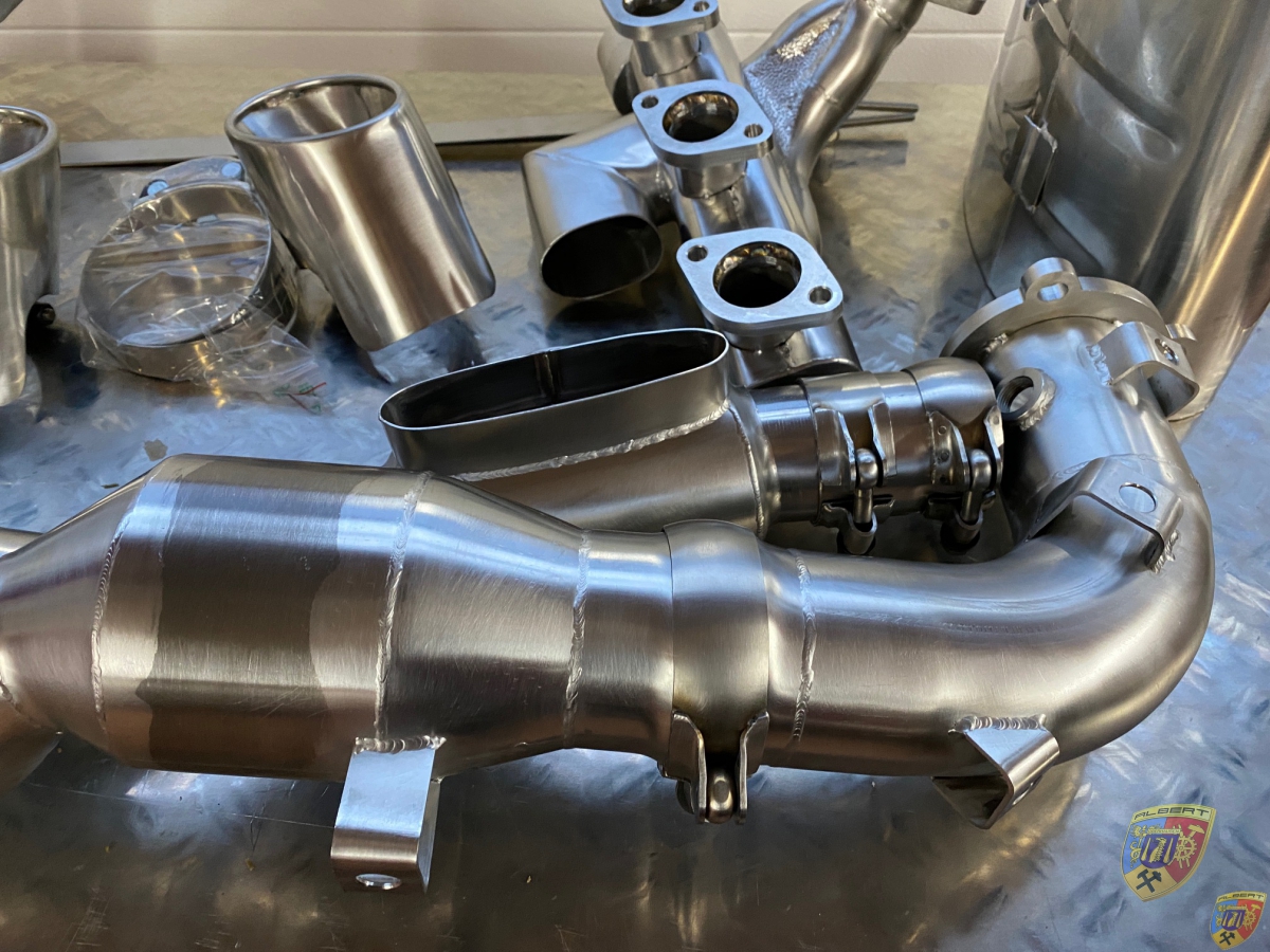 Porsche 993 TT GT2 Auspuff Exhaust from Albert Motorsport