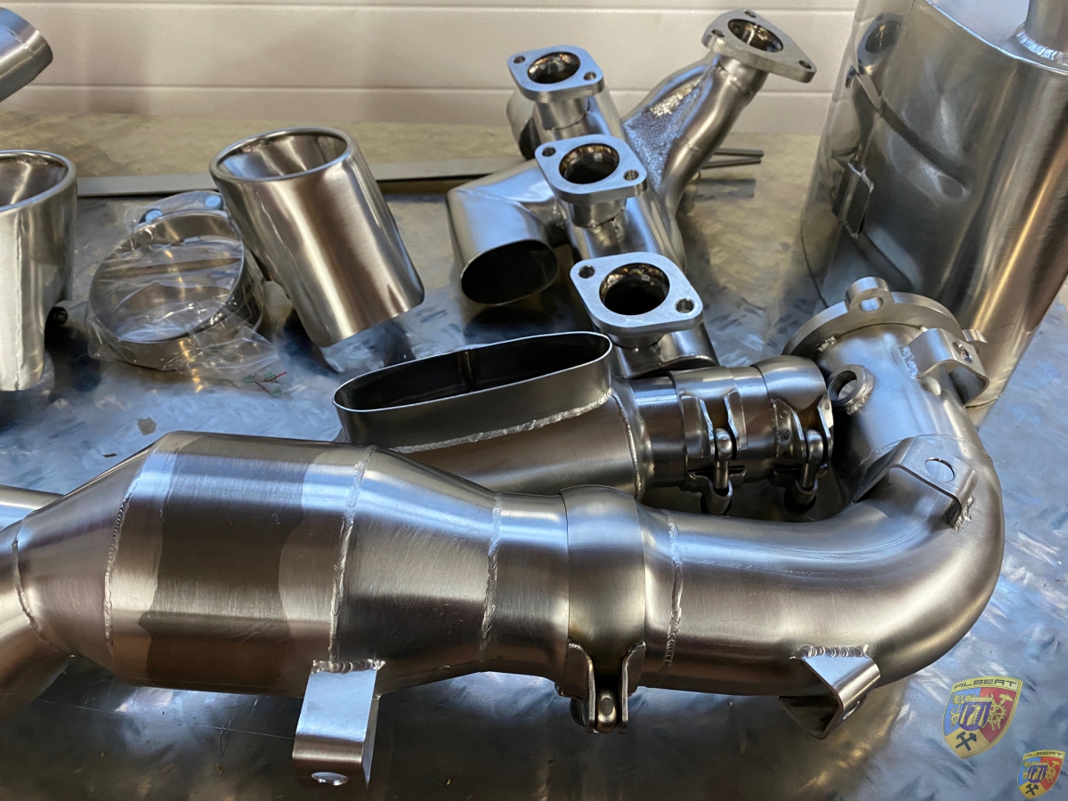 Porsche 993 TT GT2 Auspuff Exhaust from Albert Motorsport