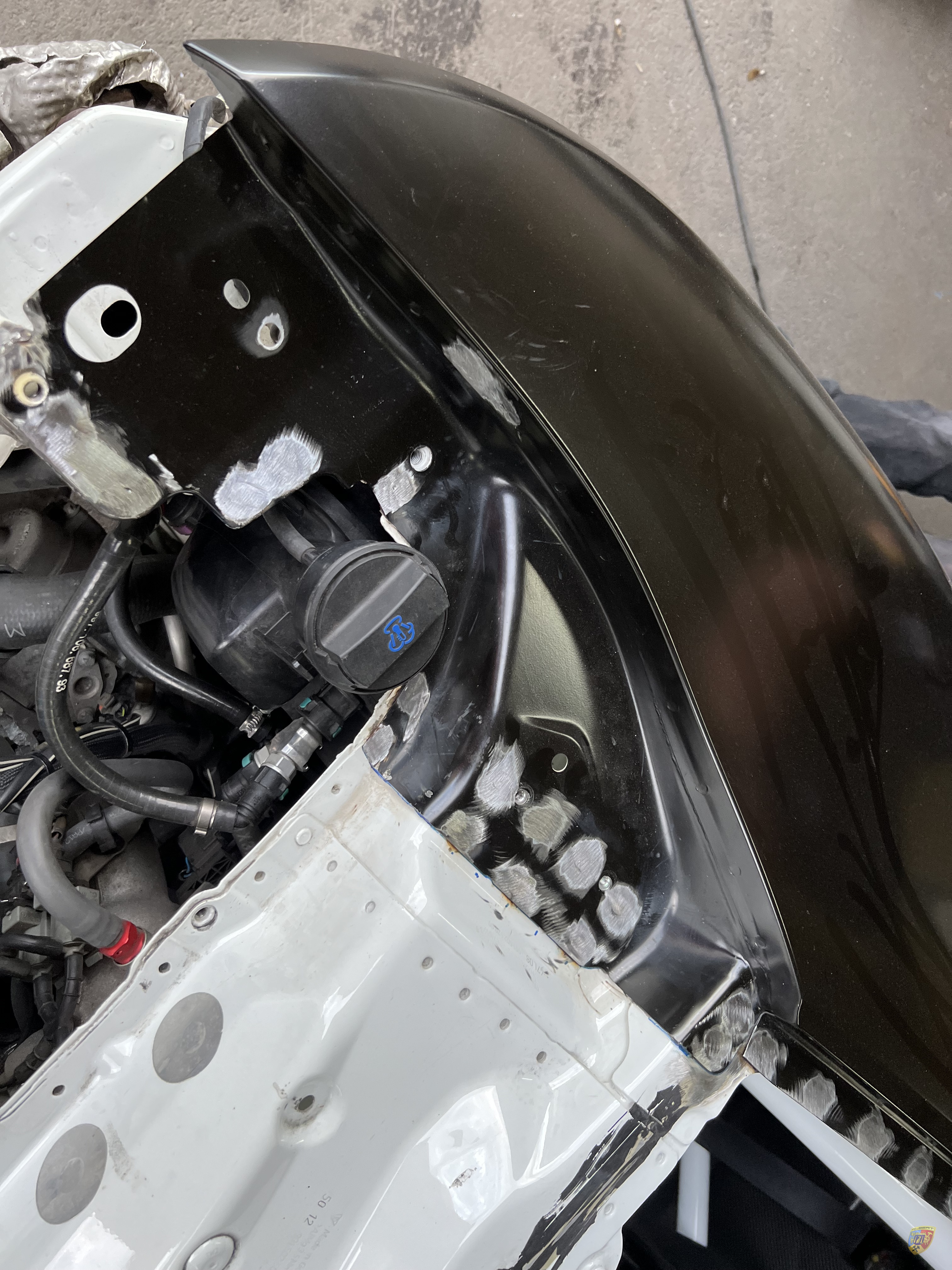Porsche 991 GT3 Cup Unfallschaden van Sprxxxx
