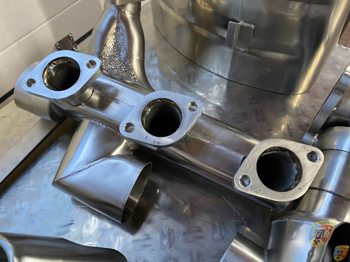 Porsche 993 TT GT2 Auspuff Exhaust from Albert Motorsport