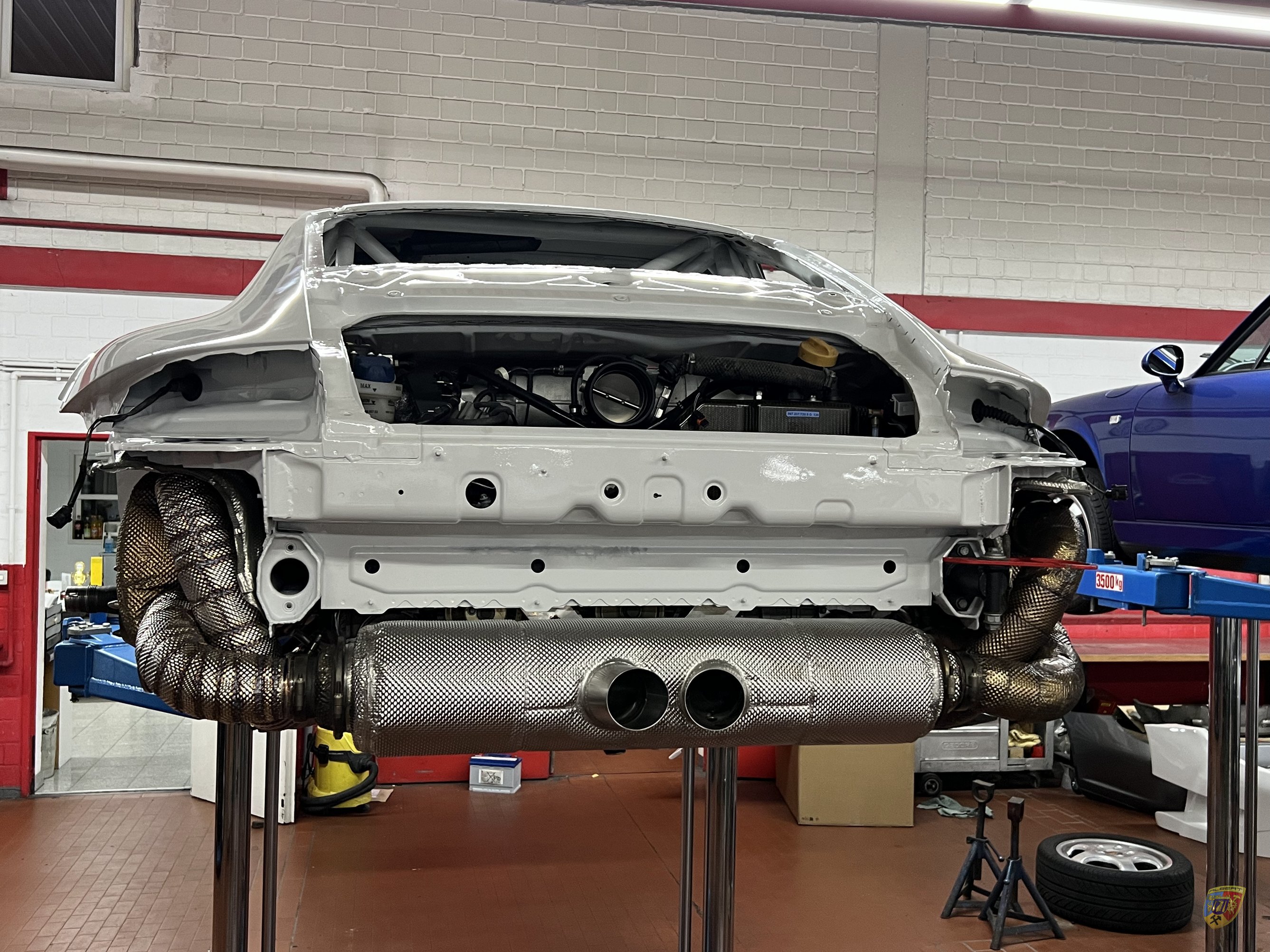 Porsche 997 GT3 R Unfallschaden Wasxxx