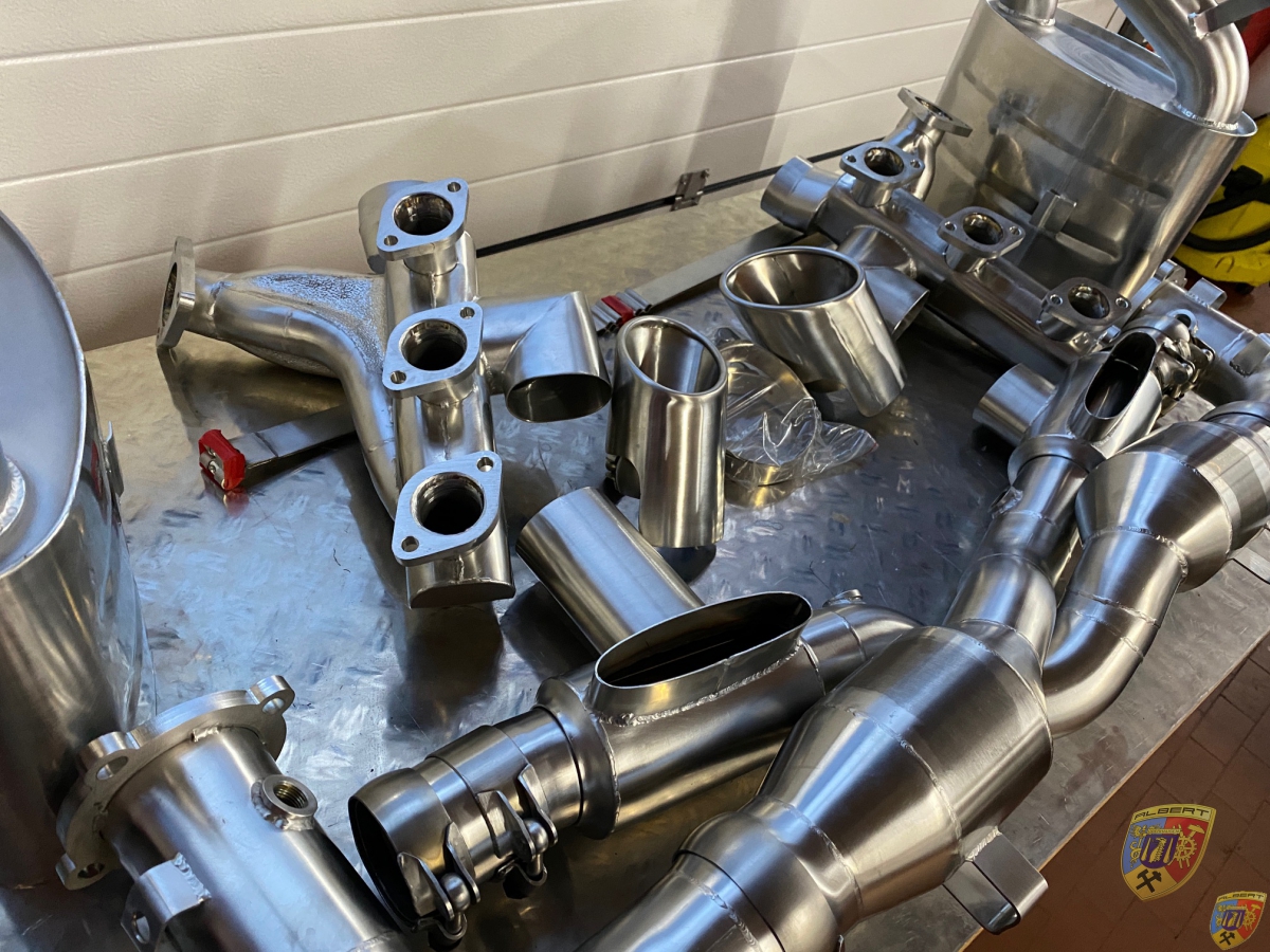 Porsche 993 TT GT2 Auspuff Exhaust from Albert Motorsport