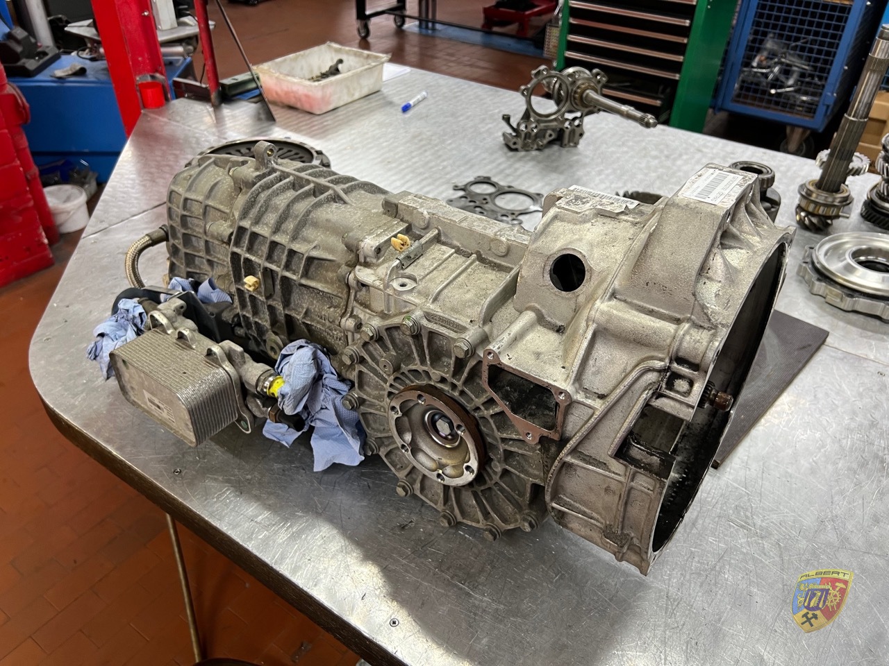 Porsche 997.2 GT3 Getrieberevision Webxxx bei Albert Motorsport