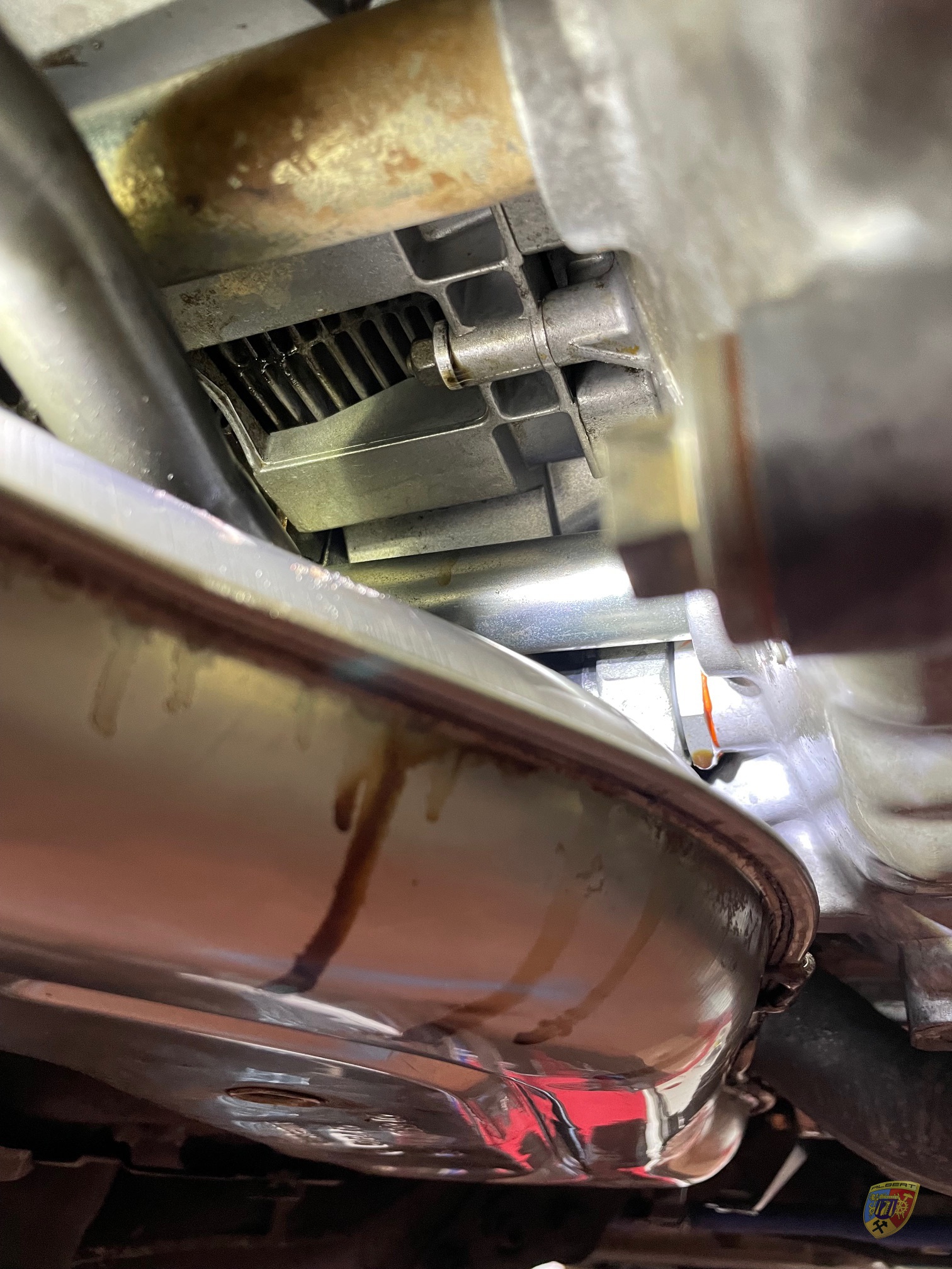 Porsche 964 Carrera Steuerketten-Kästen abdichten bei Albert Motorsport