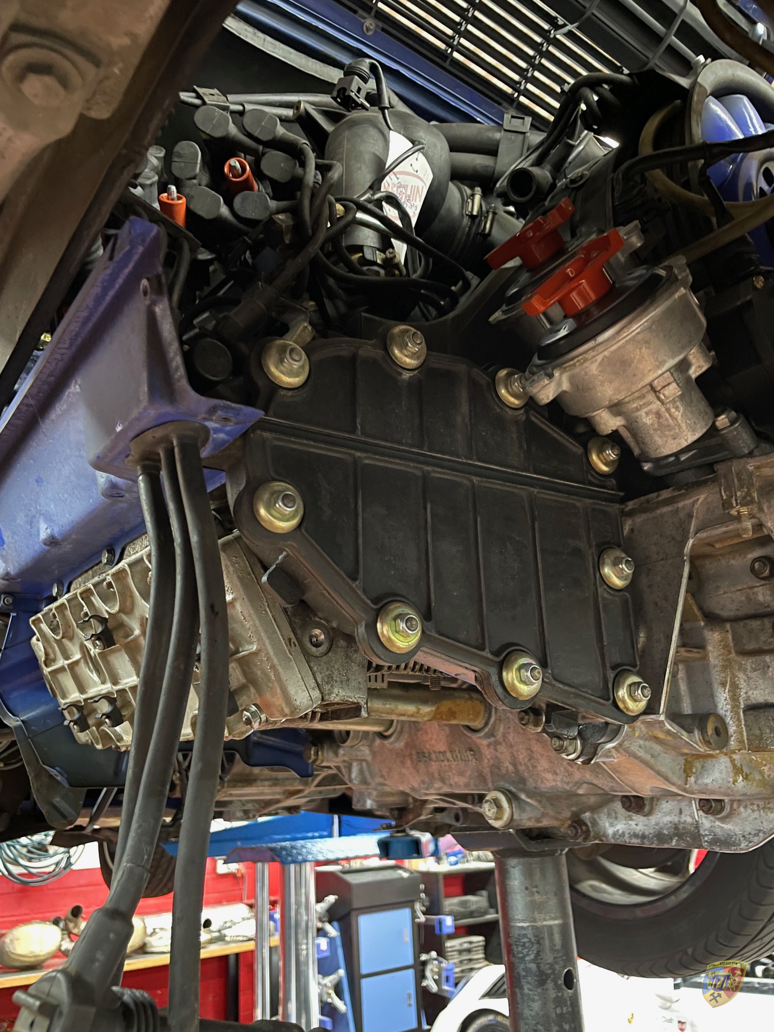 Porsche 964 Carrera Steuerketten-Kästen abdichten bei Albert Motorsport