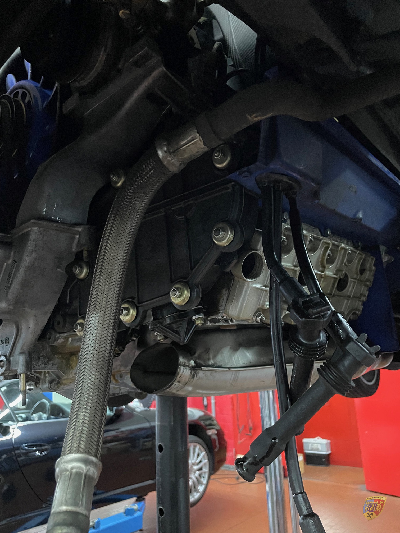 Porsche 964 Carrera Steuerketten-Kästen abdichten bei Albert Motorsport
