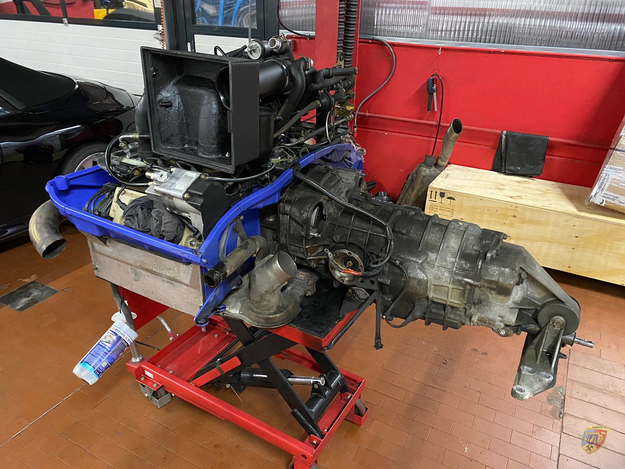Porsche 964 Carrera Motorschaden Geixxx bei Albert Motorsport