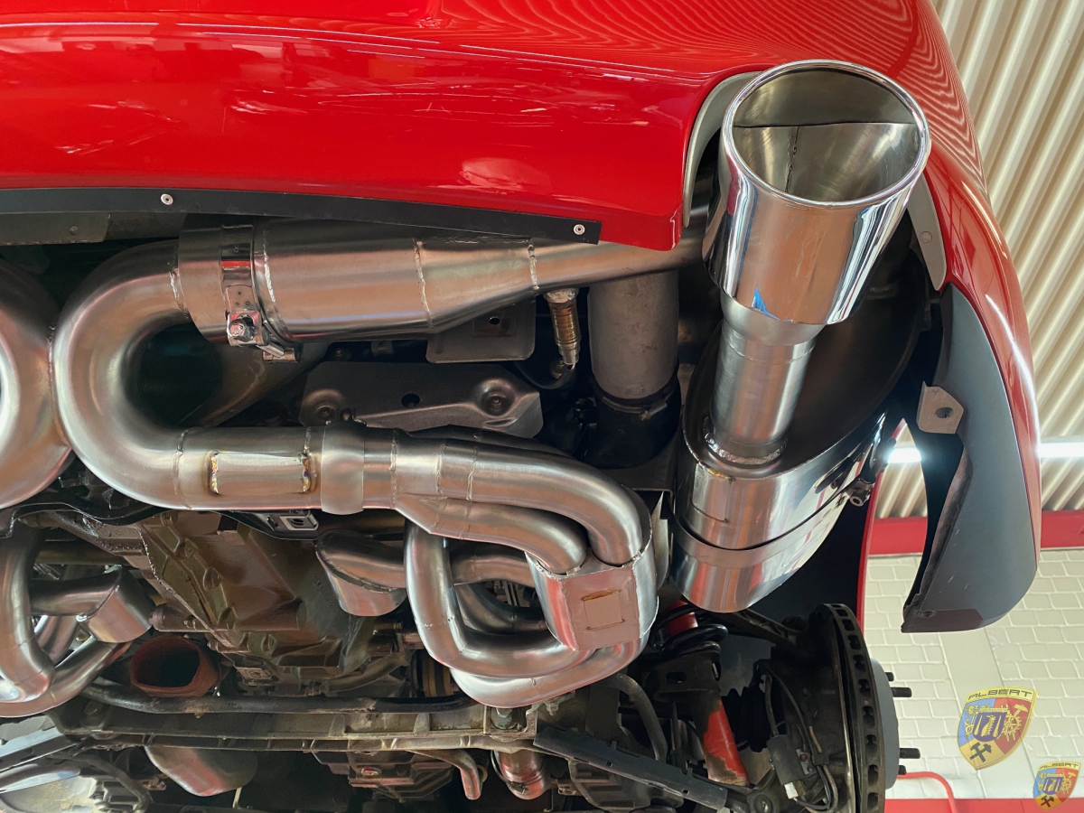 Porsche 993 Carrera Auspuffanlage aus Edelstahl