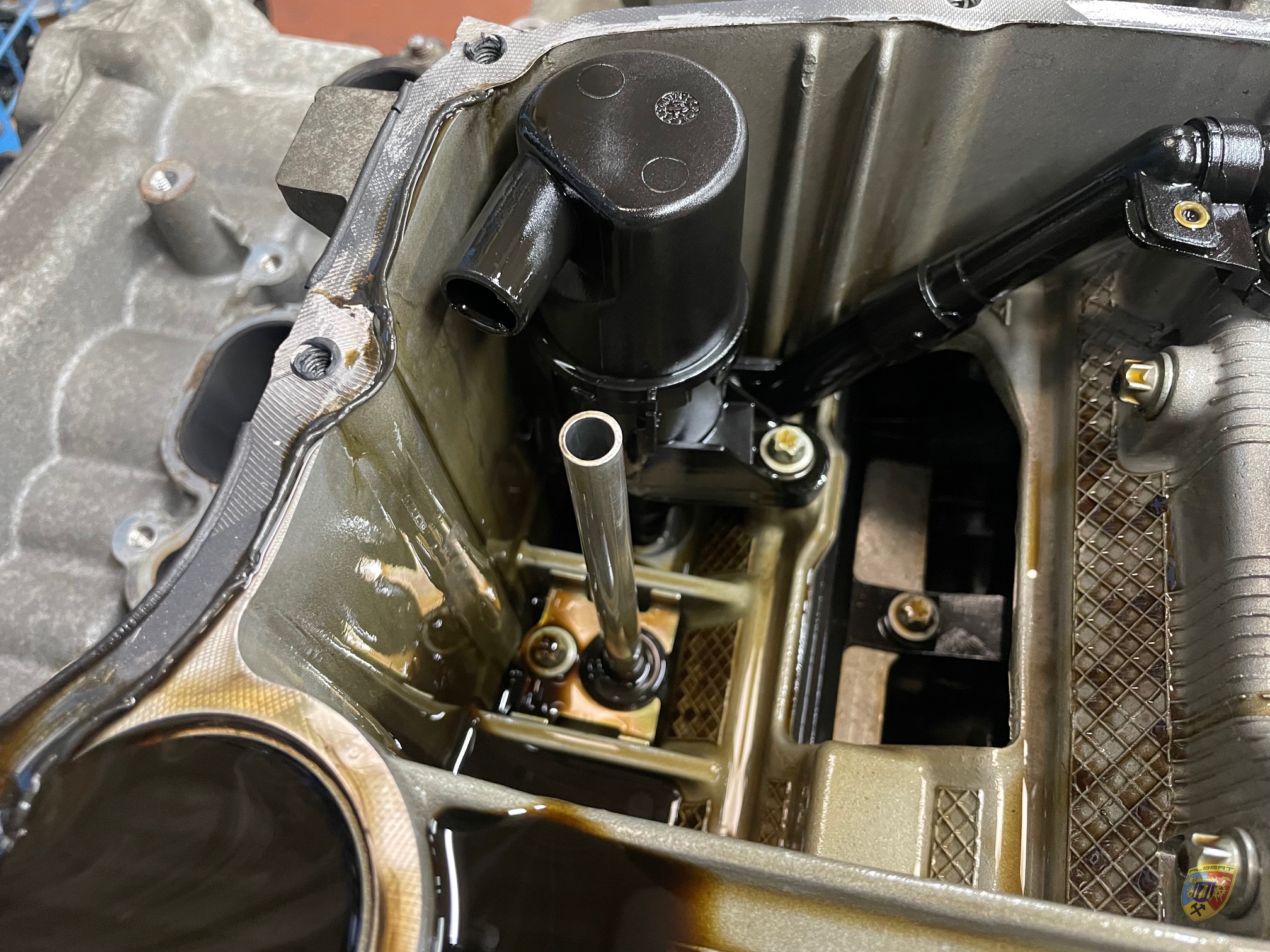 997 Carrera Motorschaden Abu Dhabi Reparatur bei Albert Motorsport