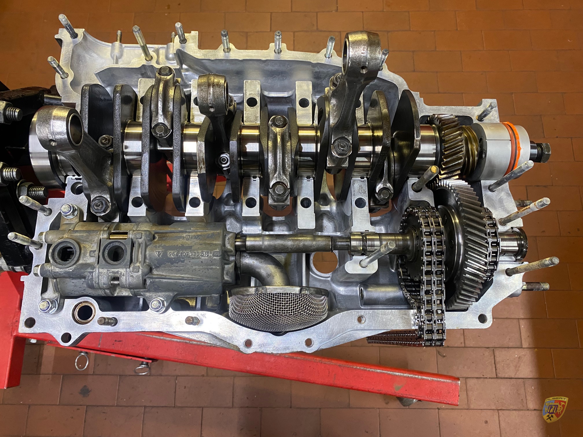 Porsche 964 Carrera Motorschaden Geixxx bei Albert Motorsport