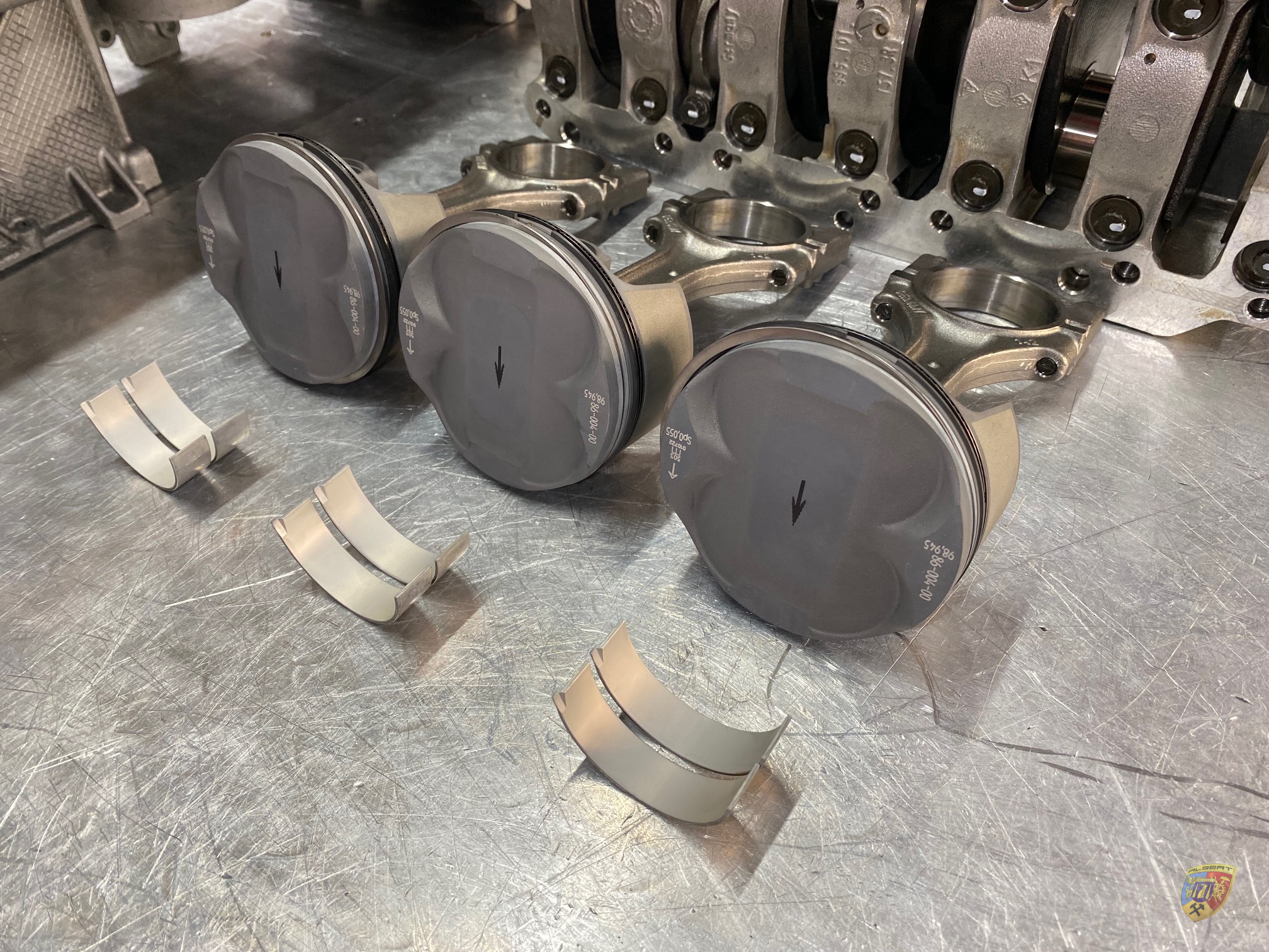 Porsche 997 Carrera Motorschaden Abu Dhabi Reparatur bei Albert Motorsport