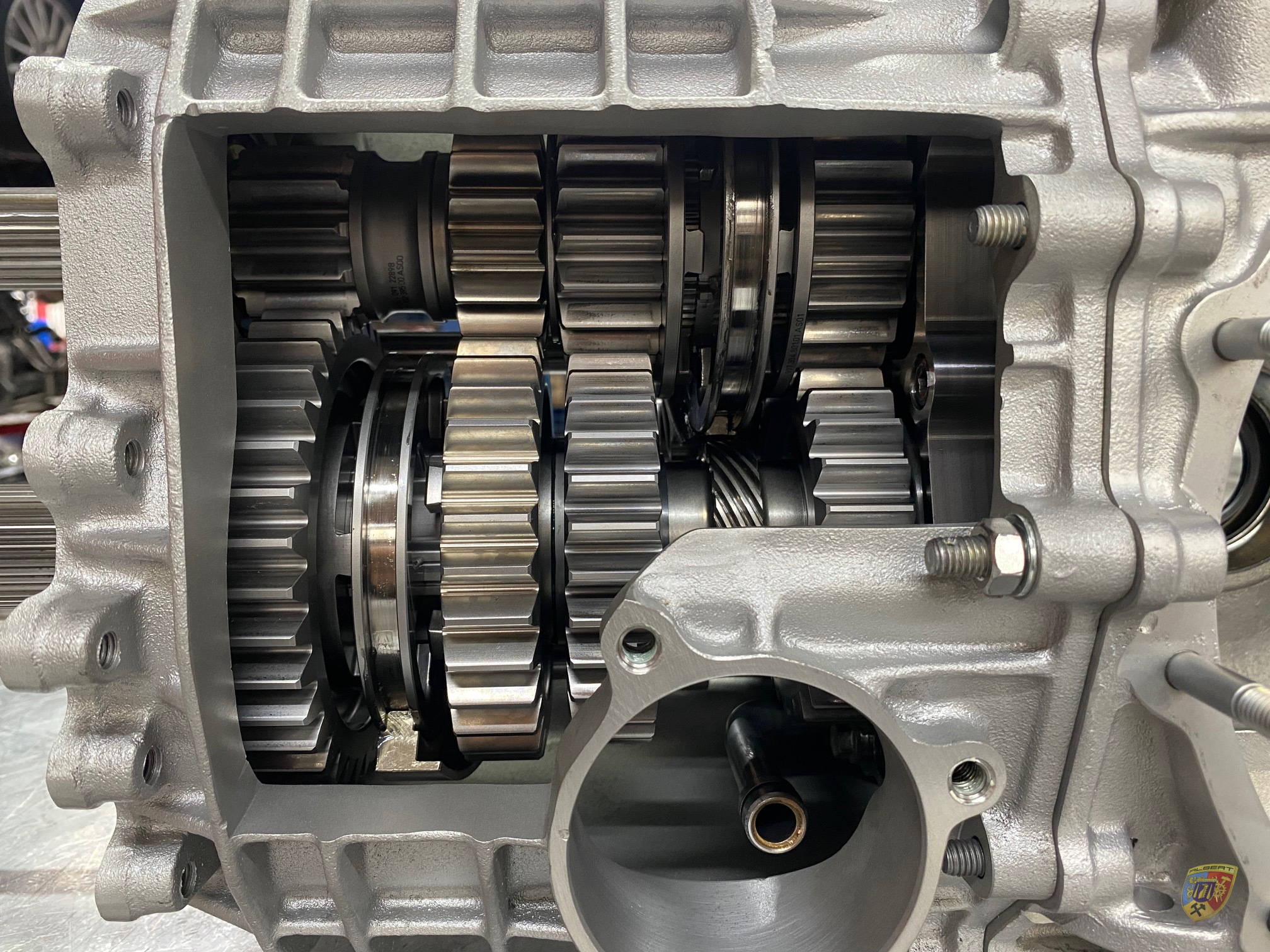 Porsche 997 GT3 Cup Getriebe Revision Glassxxx bei Albert Motorsport