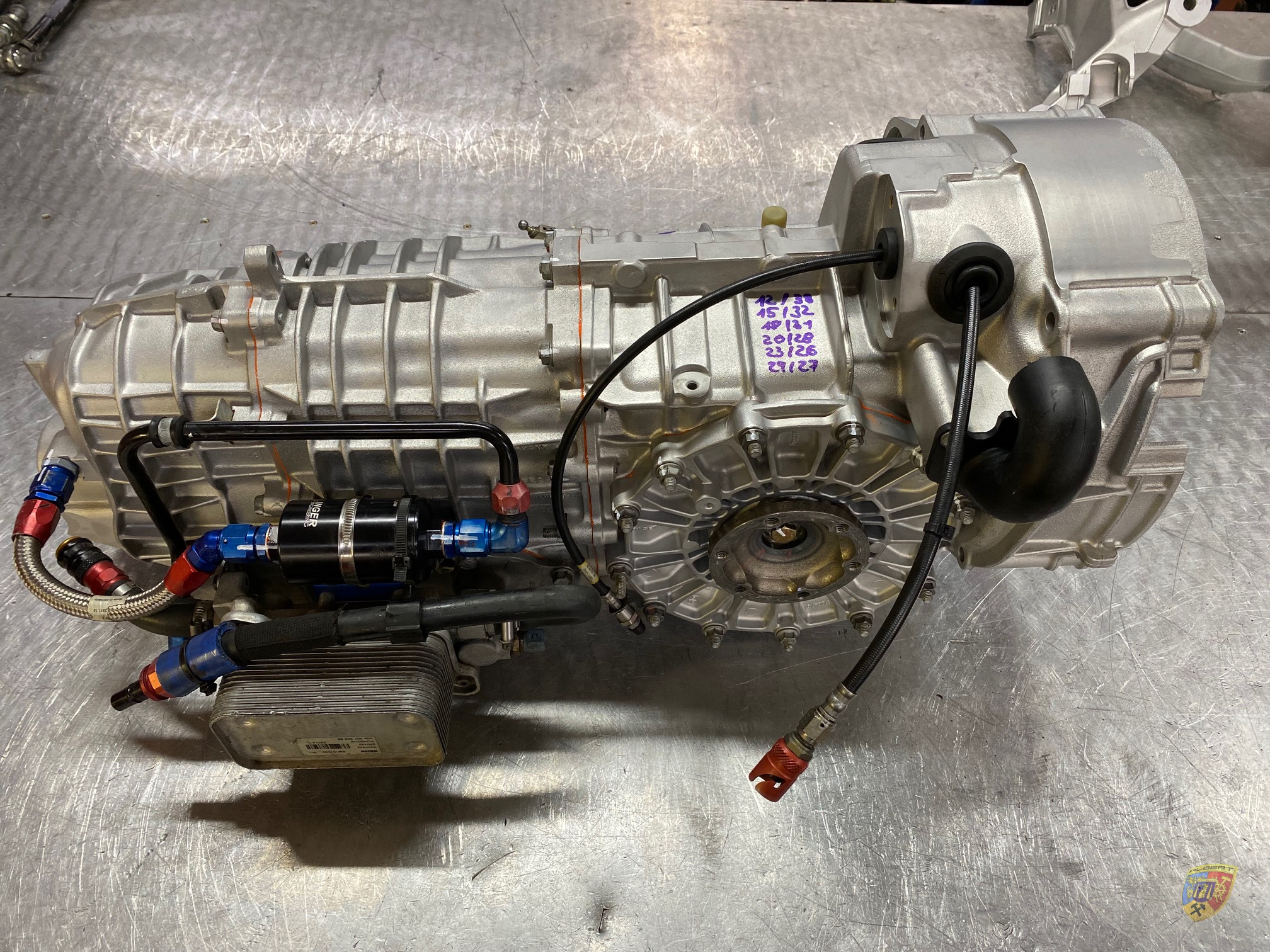 Porsche 997 GT3 Cup Getriebe Revision Glassxxx bei Albert Motorsport