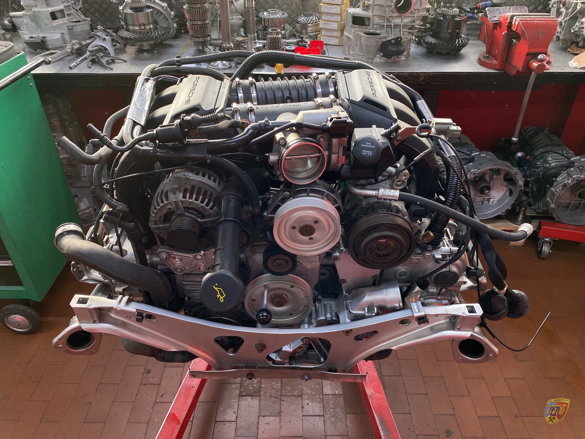 Porsche 997 Carrera Motorschaden Pfeixxx Reparatur bei Albert Motorsport