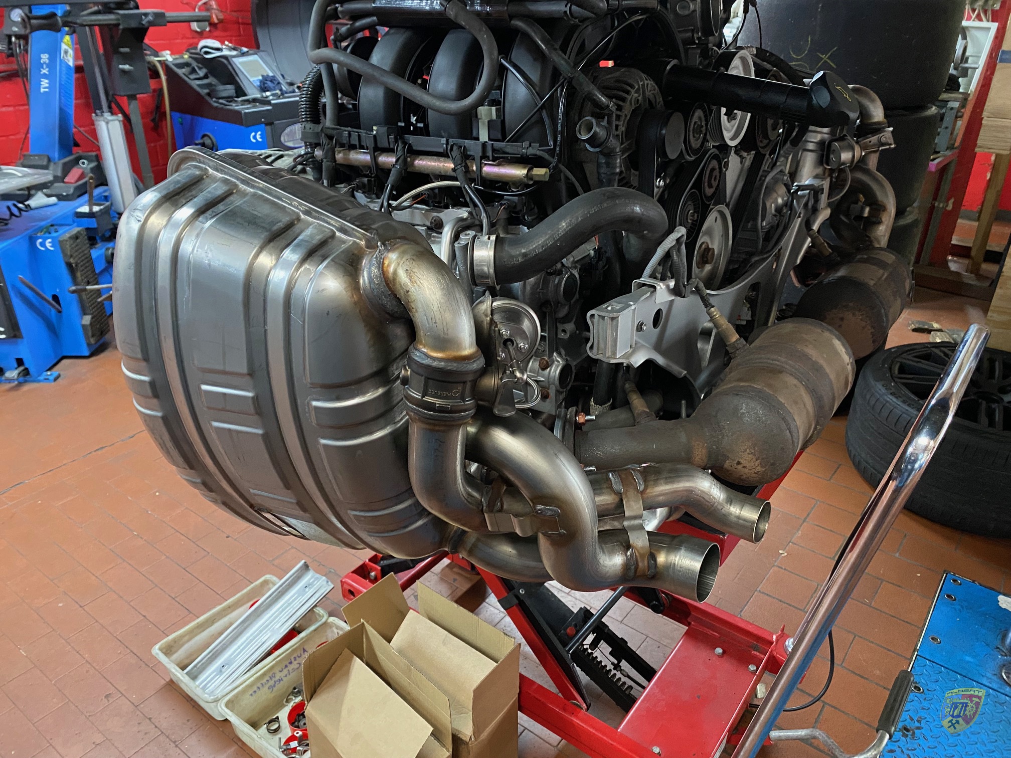 Porsche 997 Carrera Motorschaden Pfeixxx Reparatur bei Albert Motorsport