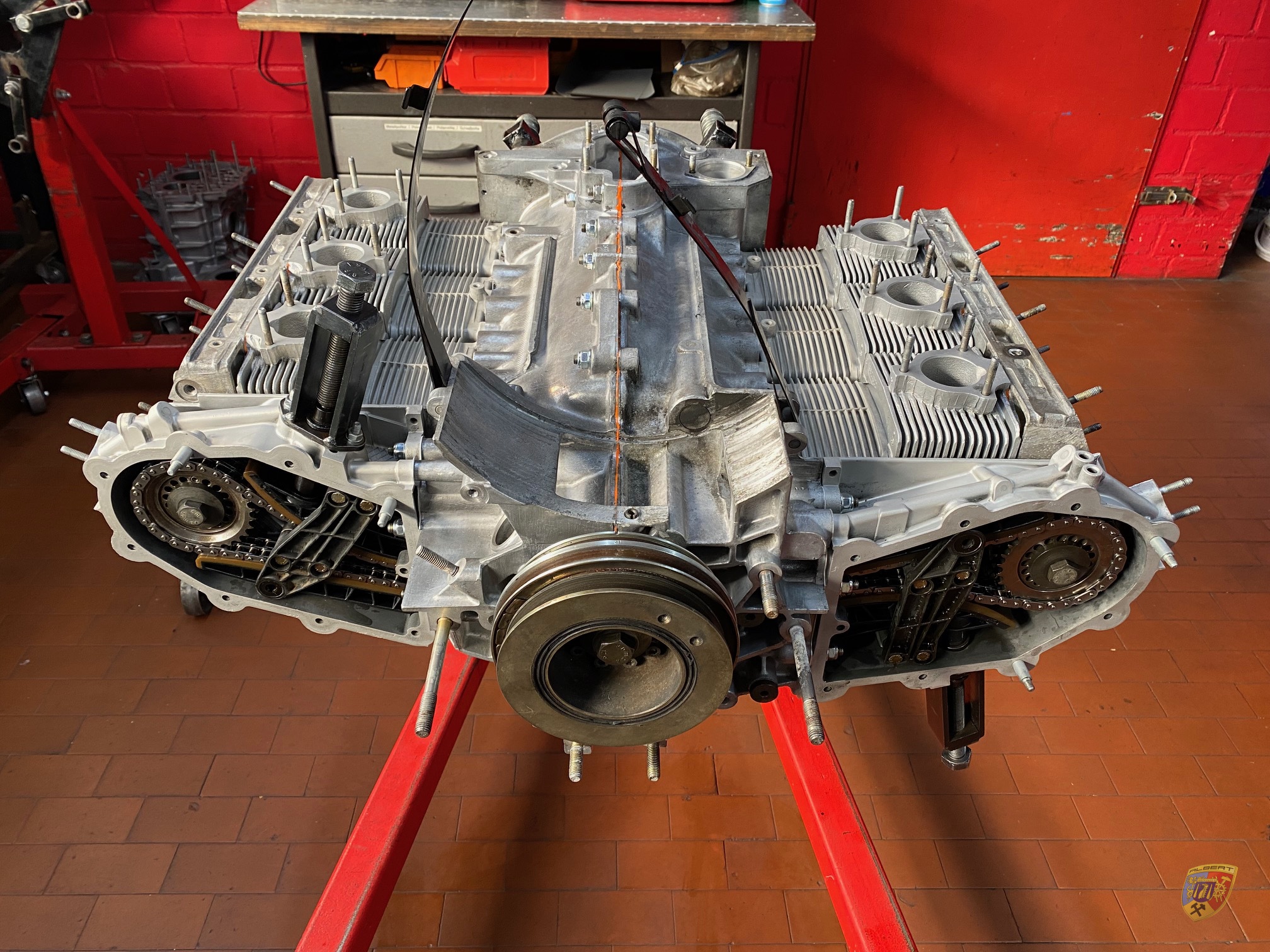 Porsche 964 Carrera Motorschaden Getriebeschaden Geixxx bei Albert Motorsport