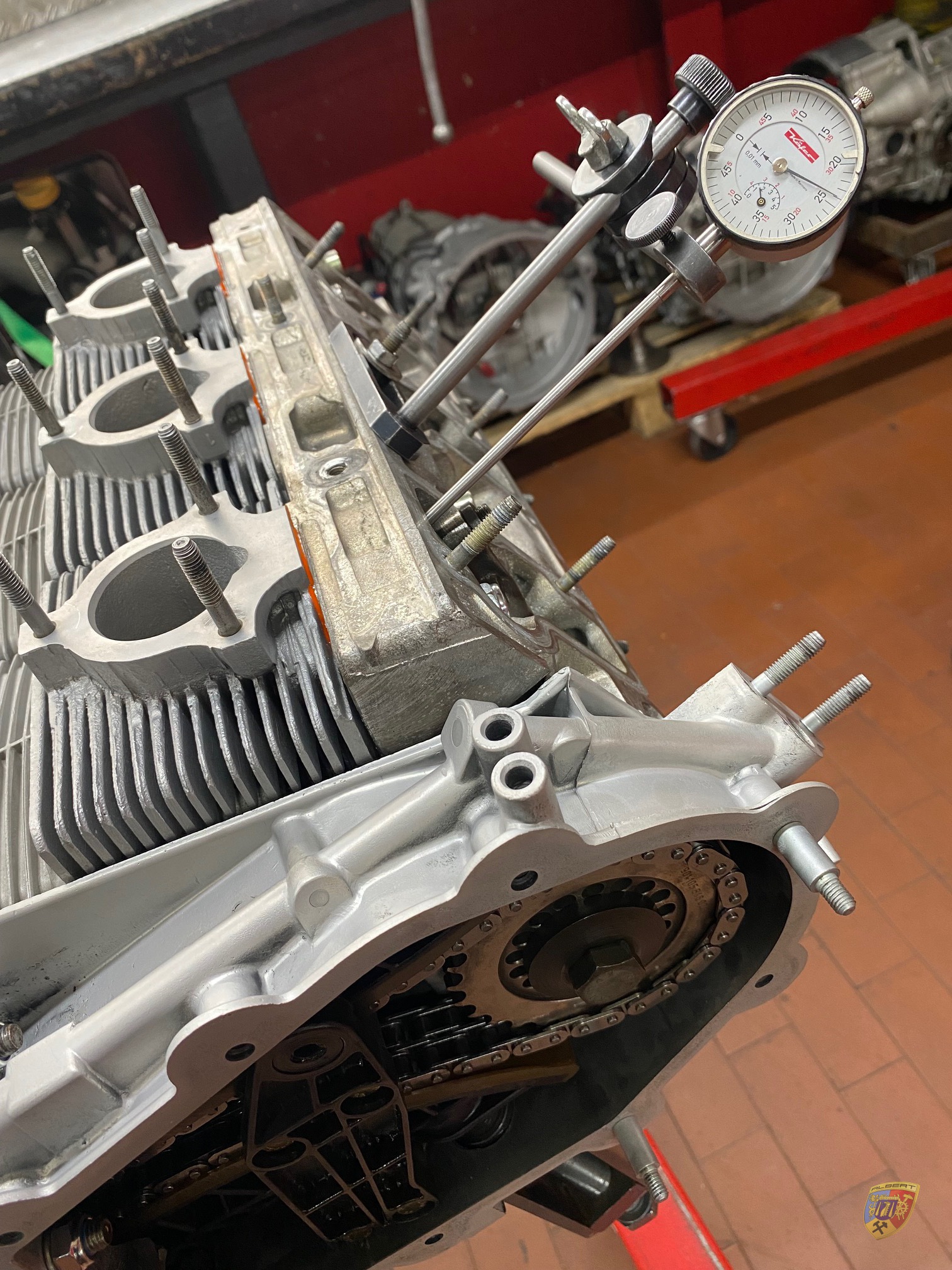 Porsche 964 Carrera Motorschaden Geixxx bei Albert Motorsport