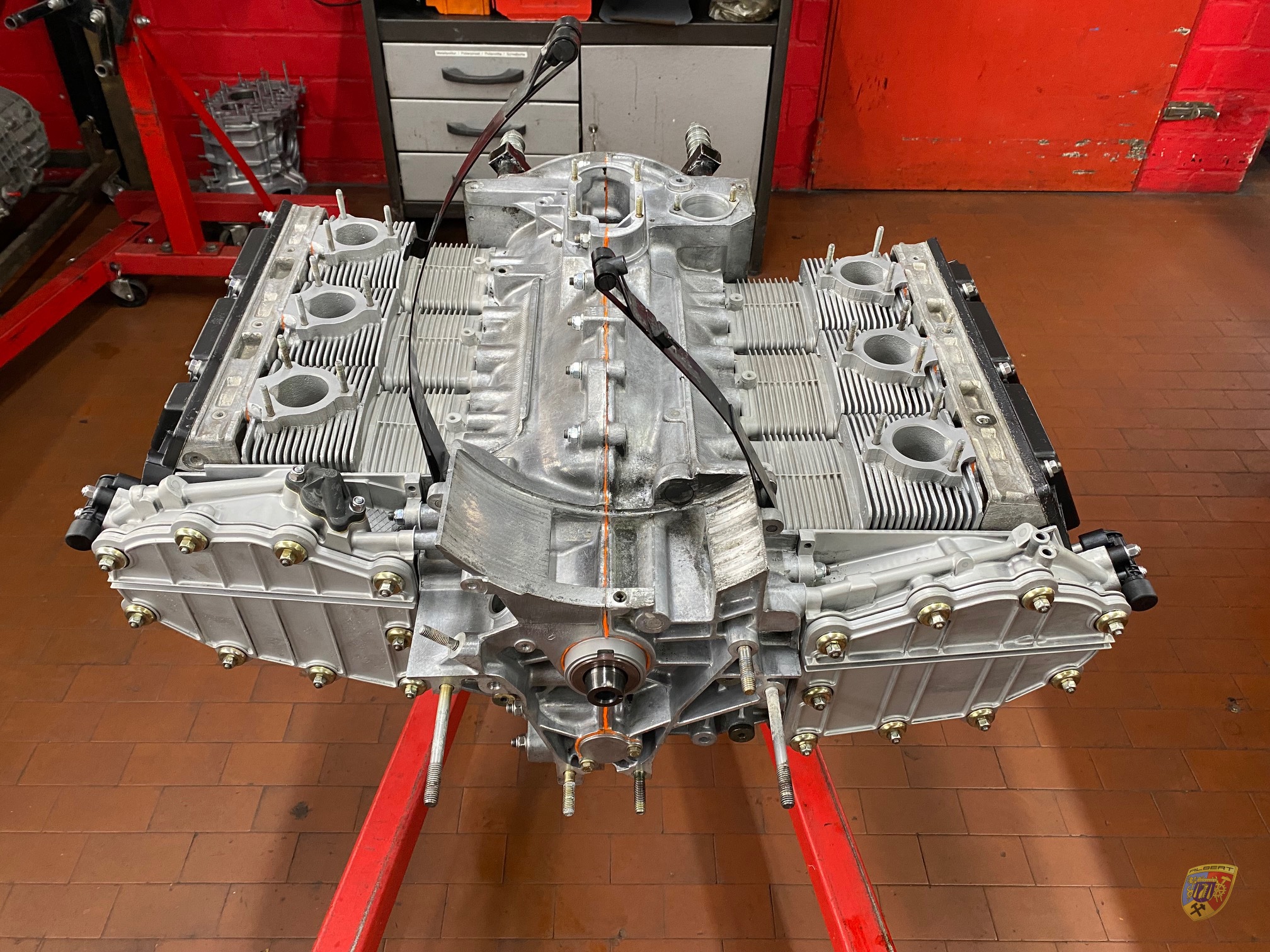 Porsche 964 Carrera Motorschaden Geixxx bei Albert Motorsport