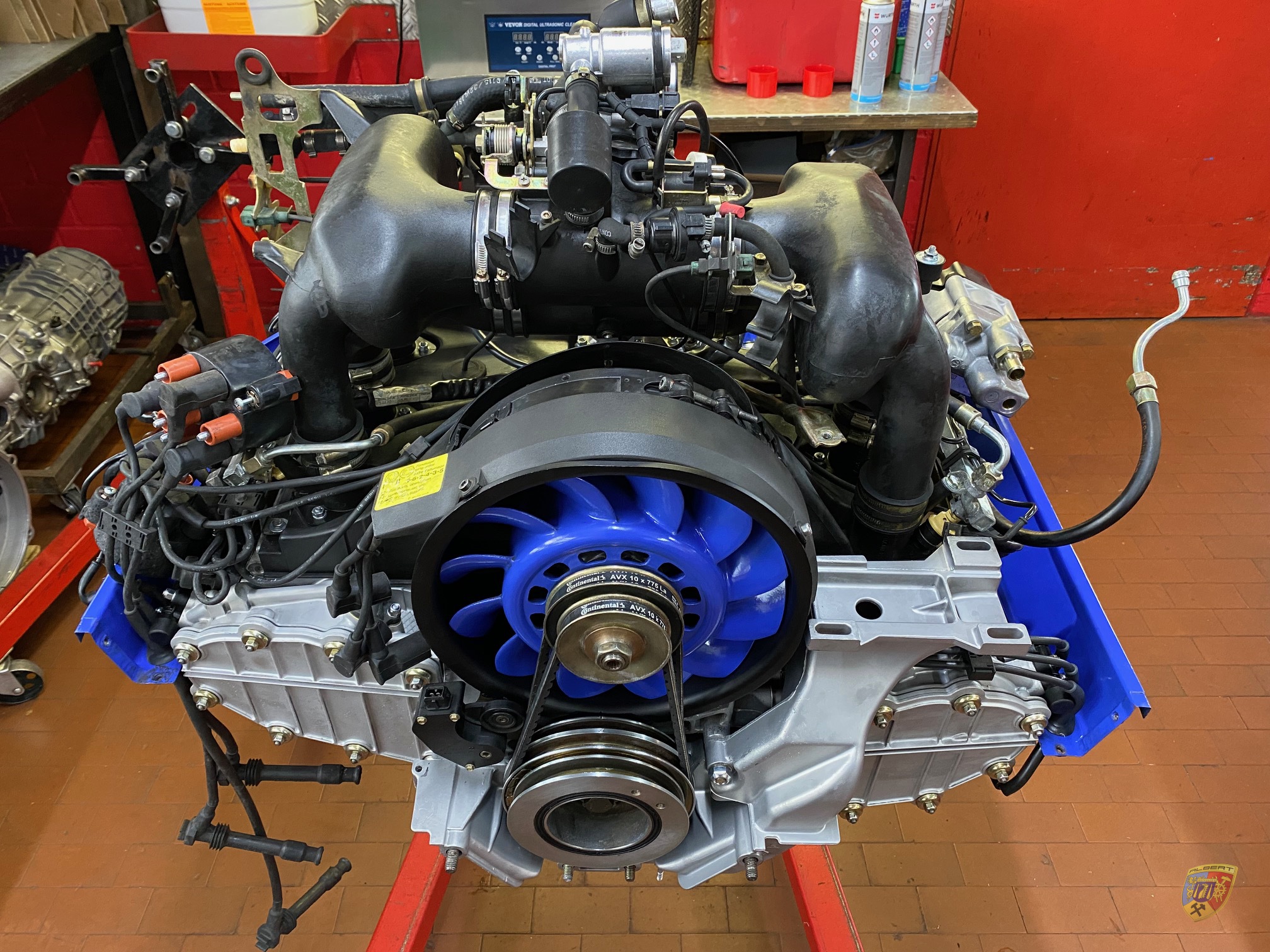 Porsche 964 Carrera Motorschaden Geixxx bei Albert Motorsport