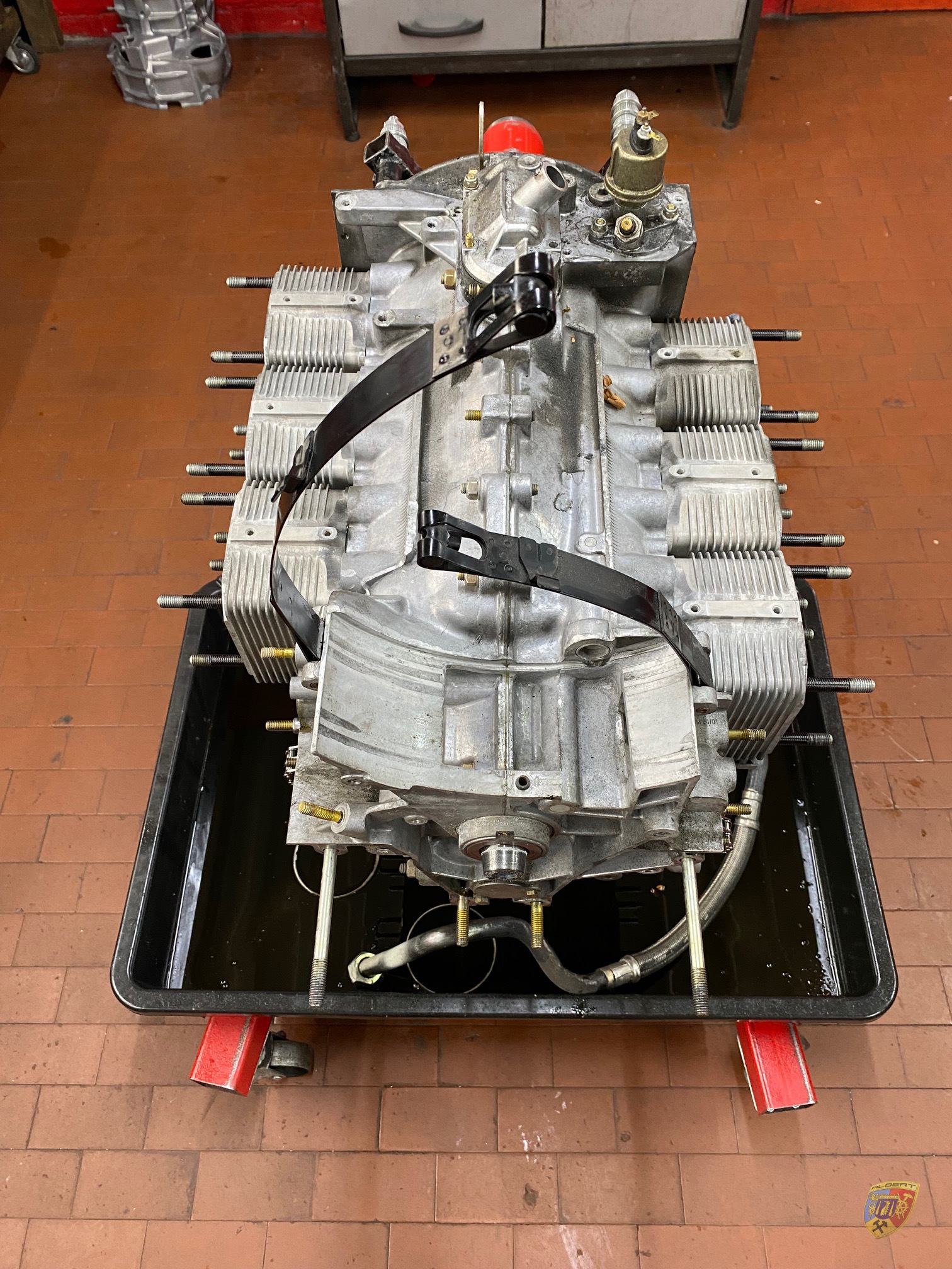 Porsche 964 Rennwagen Motorschaden Strube Reparatur bei Albert Motorsport