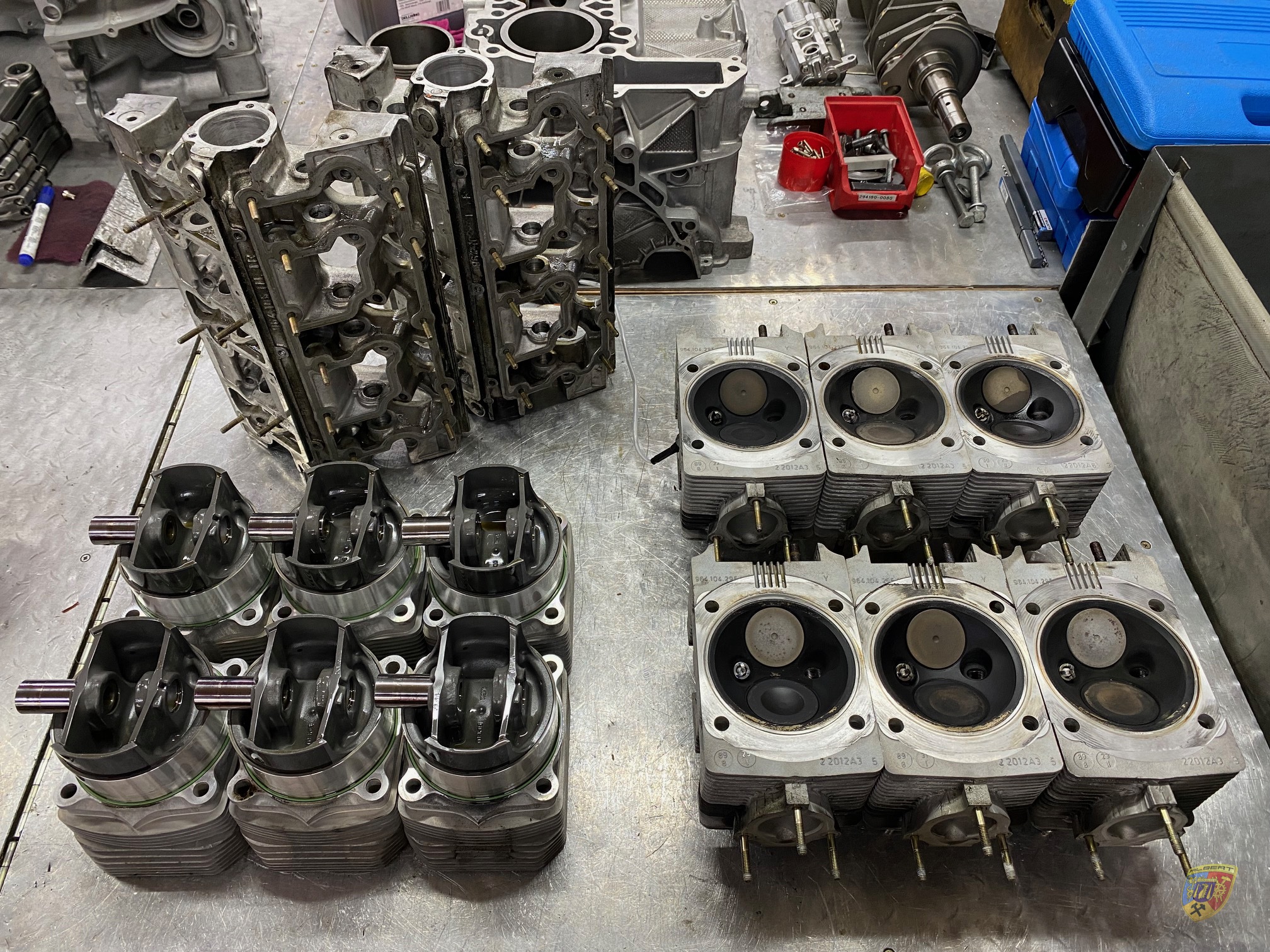 Porsche 964 Rennwagen Motorschaden Strube Reparatur bei Albert Motorsport