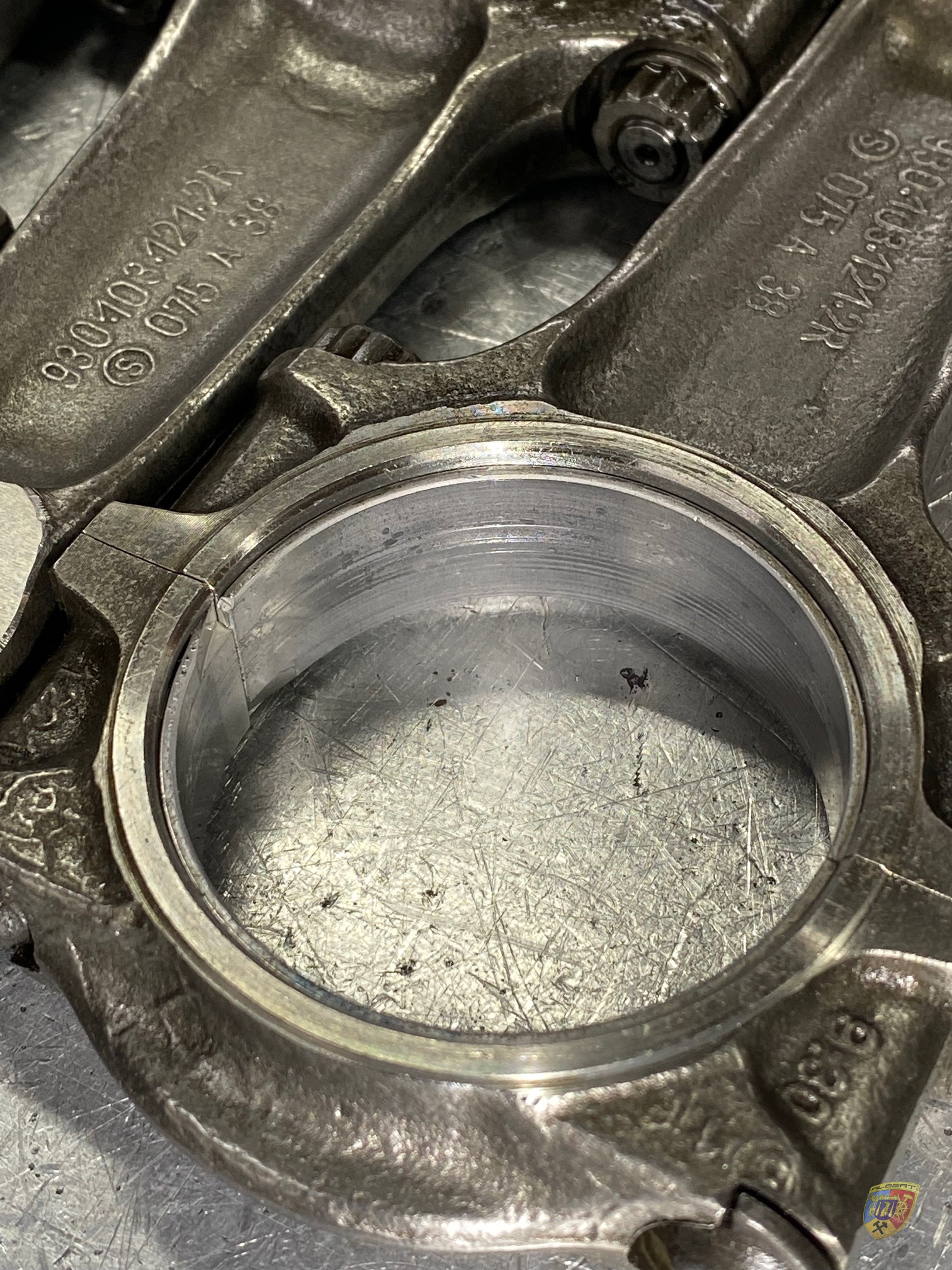 Porsche 964 Rennwagen Motorschaden Strube Reparatur bei Albert Motorsport