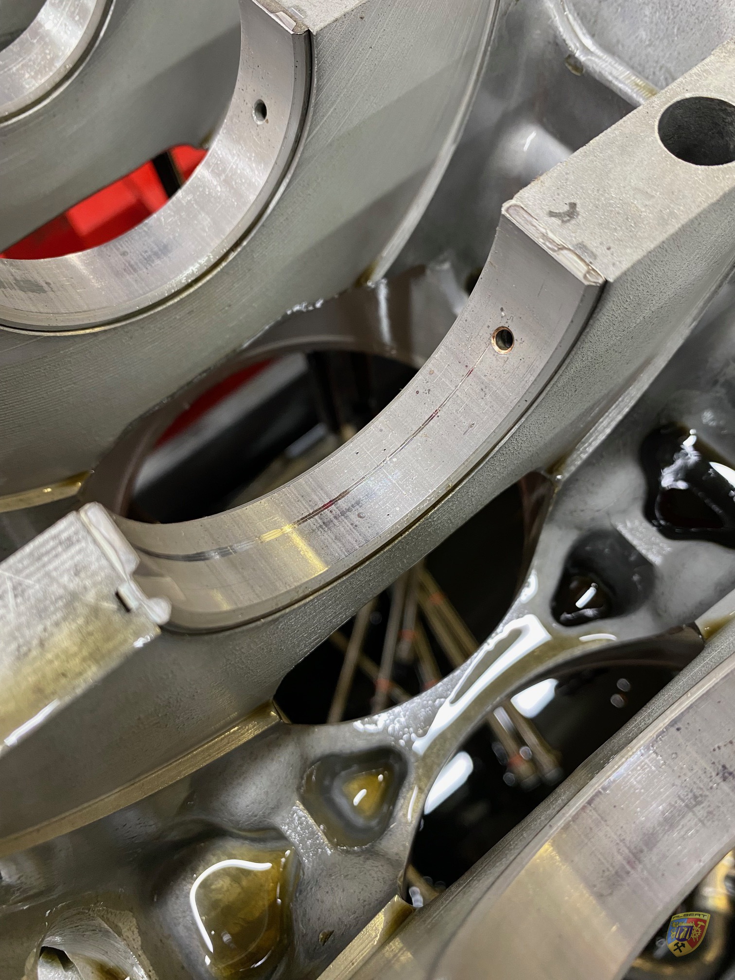 Porsche 964 Rennwagen Motorschaden Strube Reparatur bei Albert Motorsport