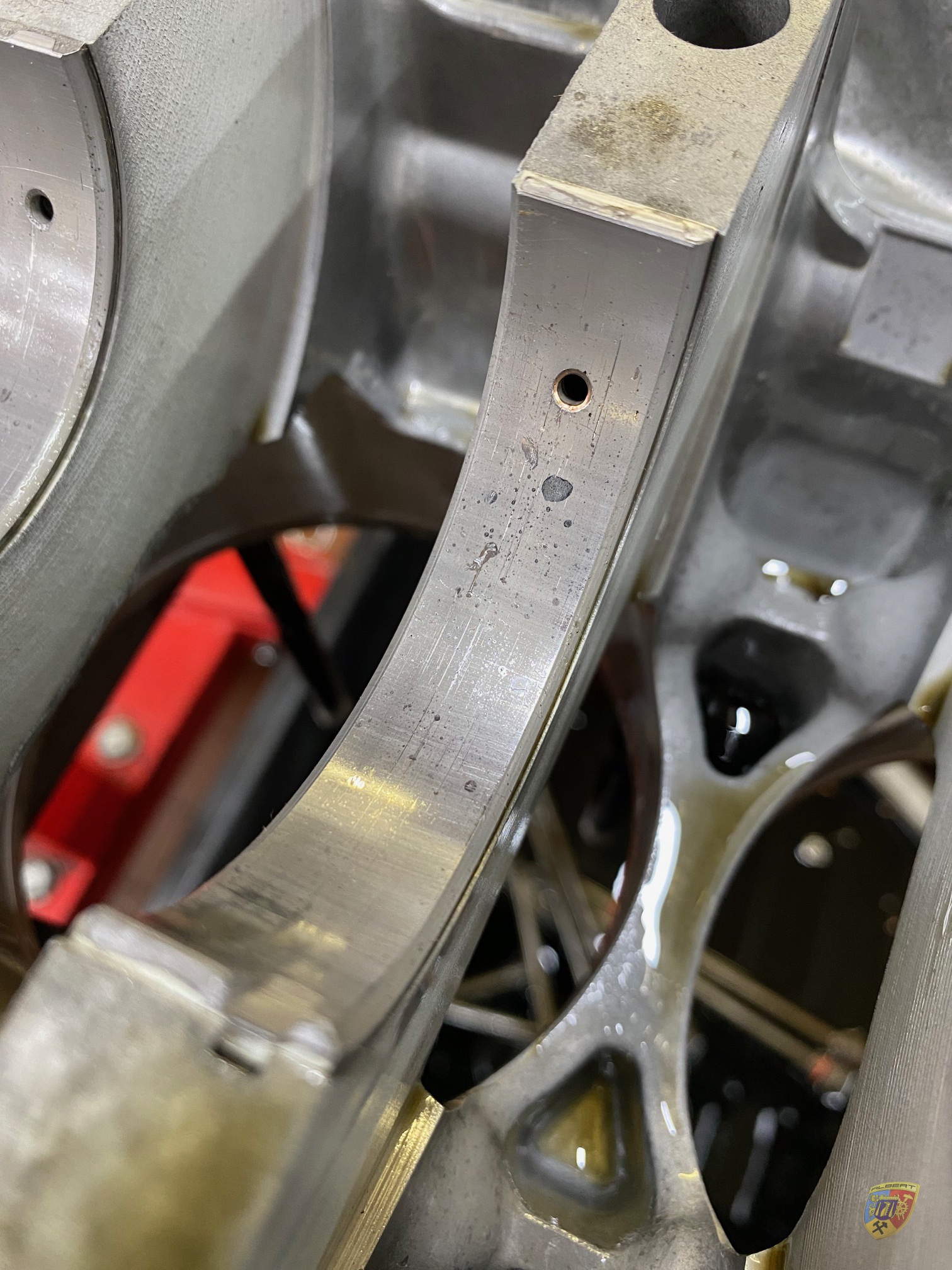 Porsche 964 Rennwagen Motorschaden Strube Reparatur bei Albert Motorsport