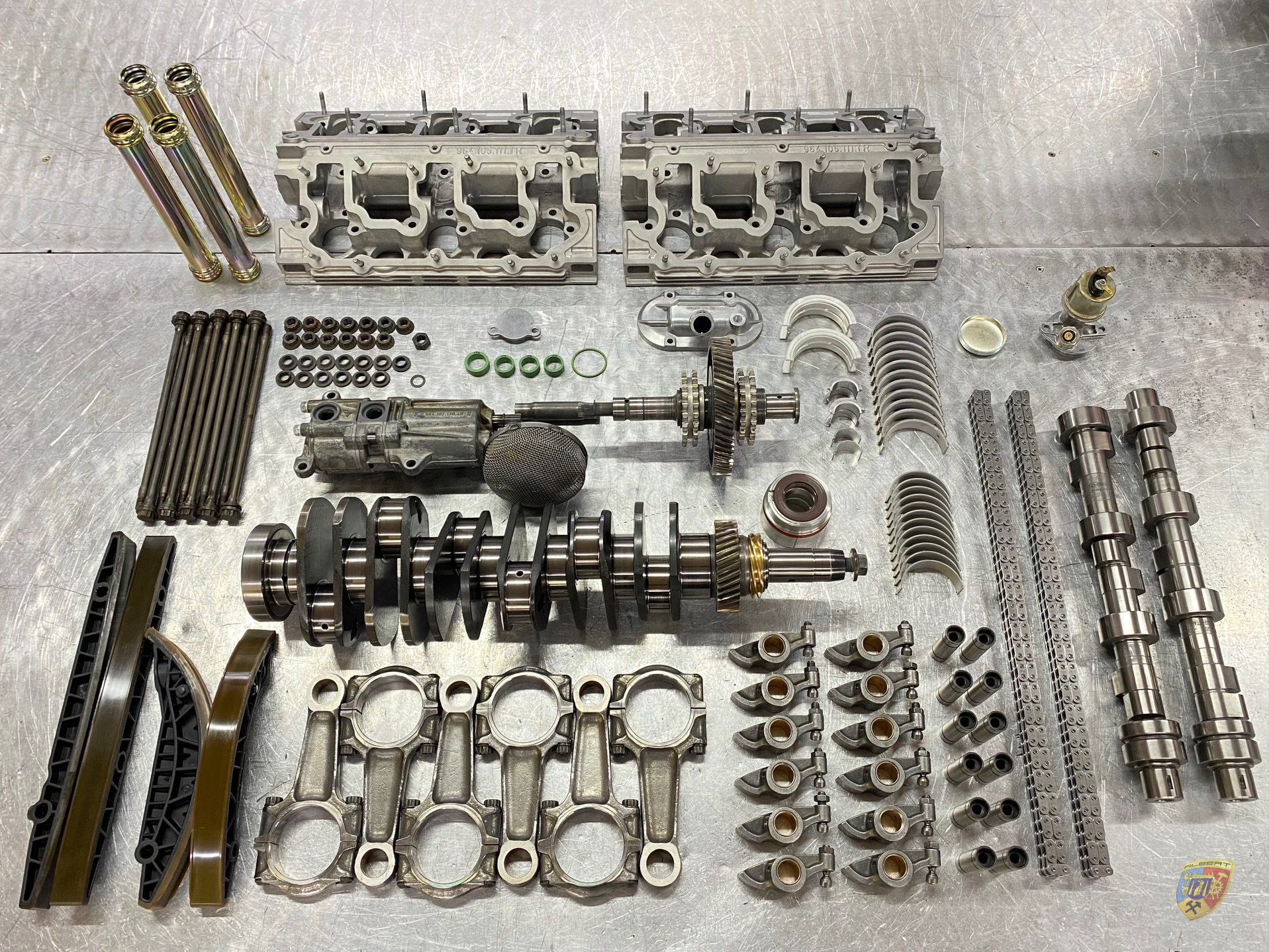 Porsche 964 Rennwagen Motorschaden Strube Reparatur bei Albert Motorsport
