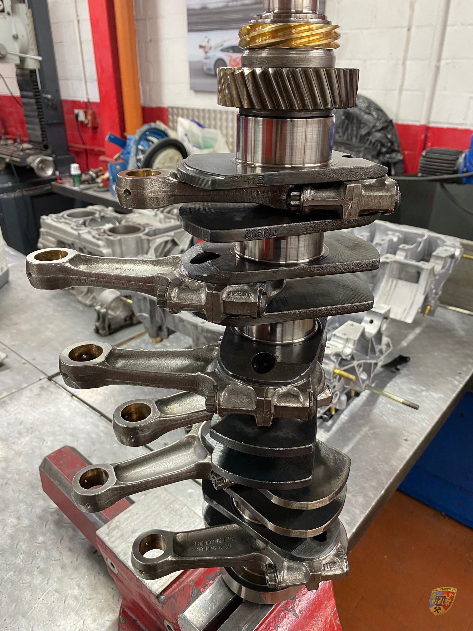 Porsche 964 Rennwagen Motorschaden Strube Reparatur bei Albert Motorsport