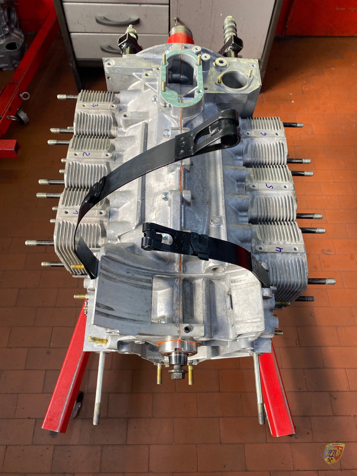 Porsche 964 Rennwagen Motorschaden Strube Reparatur bei Albert Motorsport