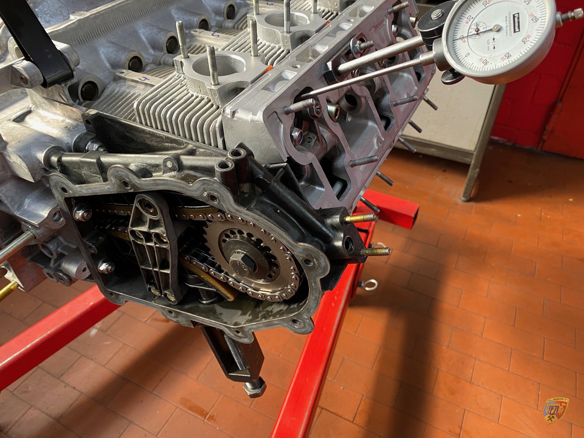 Porsche 964 Rennwagen Motorschaden Strube Reparatur bei Albert Motorsport