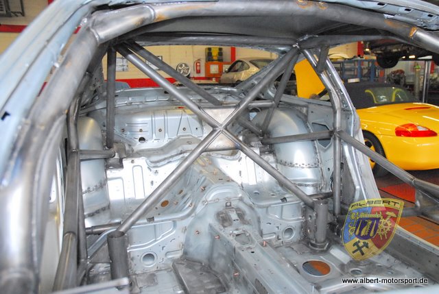 Porsche 997 GT3 RSR Karosserie Neuaufbau Albert Motorsport