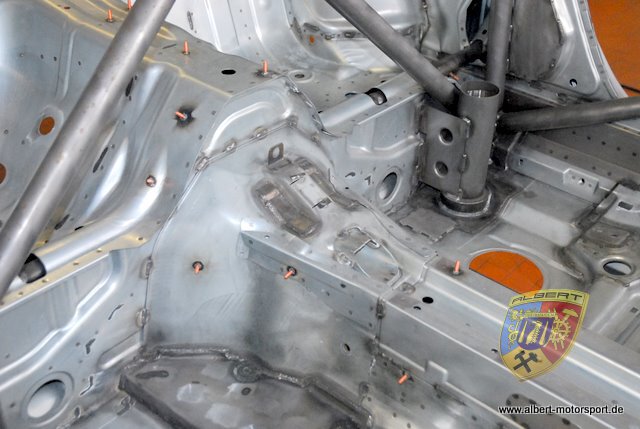 Porsche 997 GT3 RSR Karosserie Neuaufbau Albert Motorsport