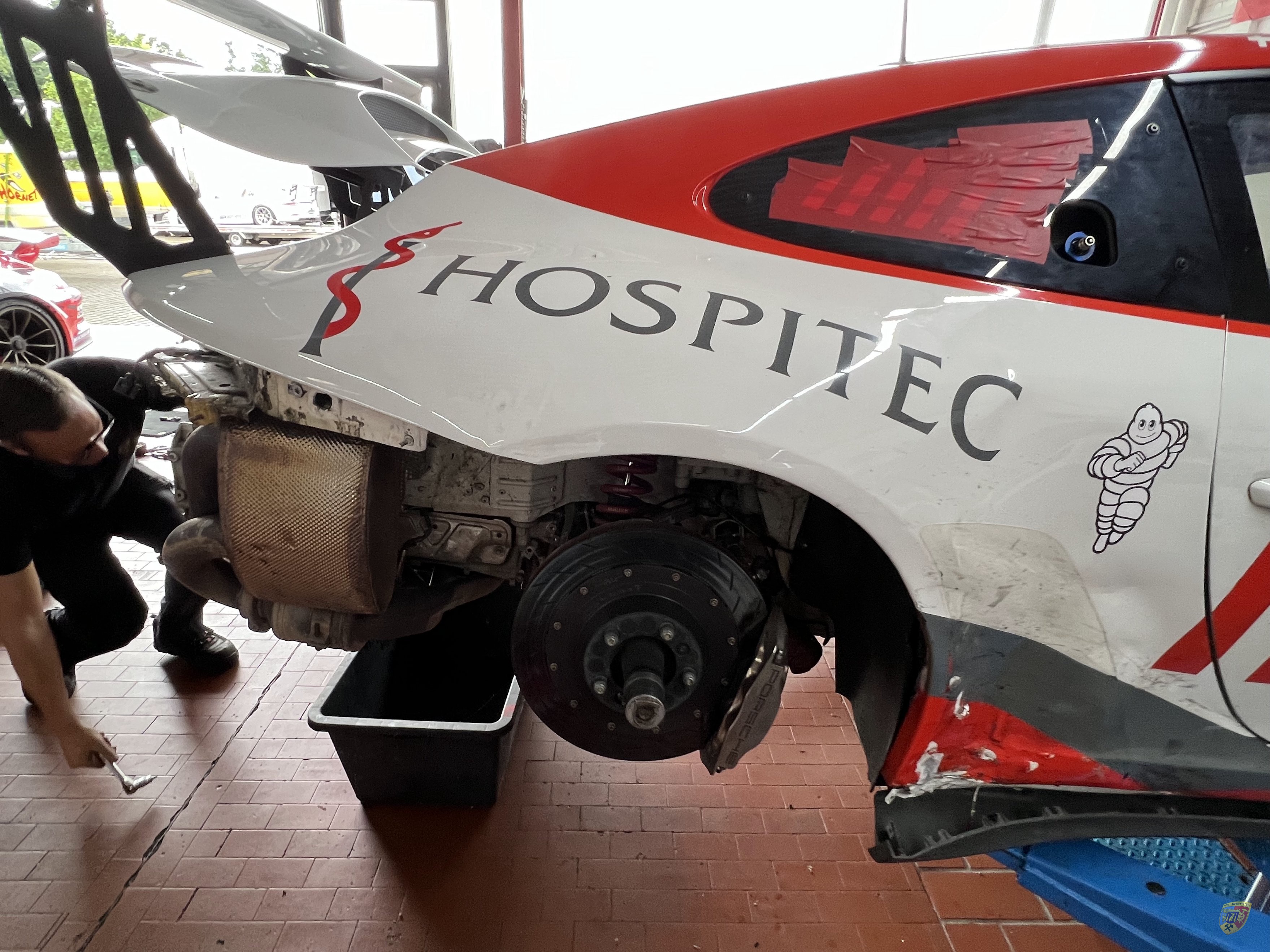 Porsche 991.2 GT3 Cup 2019 Unfallschaden Reparatur bei Albert Motorsport
