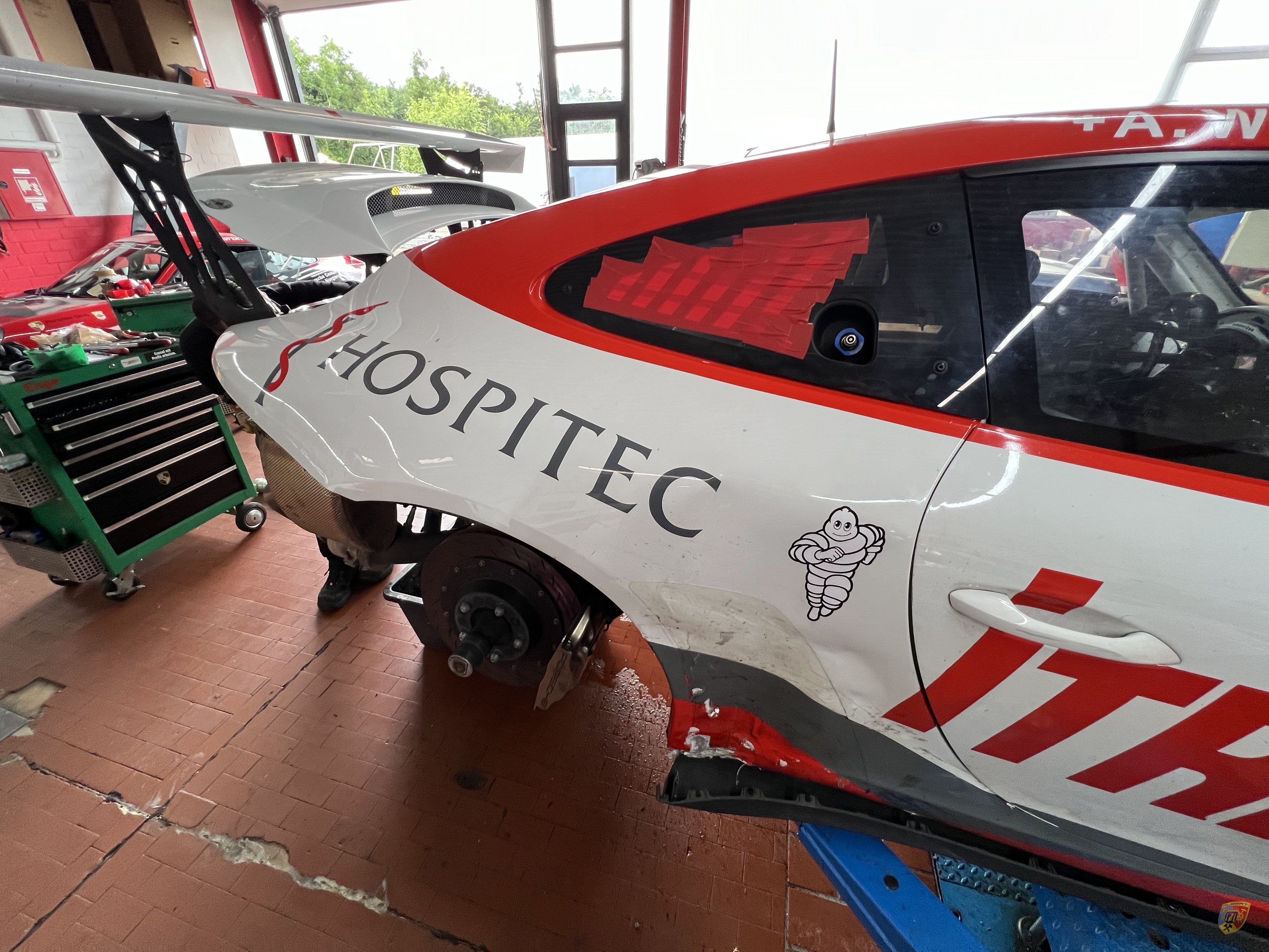 Porsche 991.2 GT3 Cup 2019 Unfallschaden Reparatur bei Albert Motorsport