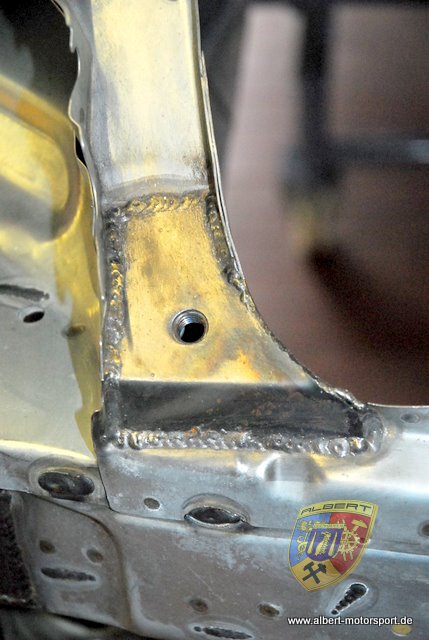 Porsche 997 GT3 RSR Karosserie Neuaufbau Albert Motorsport