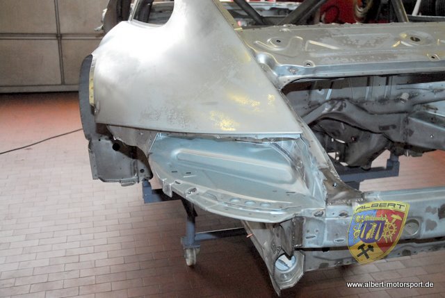 Porsche 997 GT3 RSR Karosserie Neuaufbau Albert Motorsport