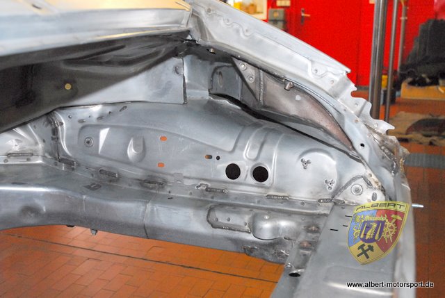 Porsche 997 GT3 RSR Karosserie Neuaufbau Albert Motorsport