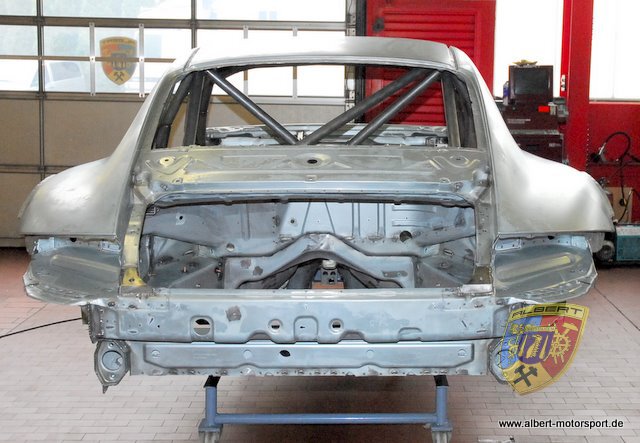 Porsche 997 GT3 RSR Karosserie Neuaufbau Albert Motorsport