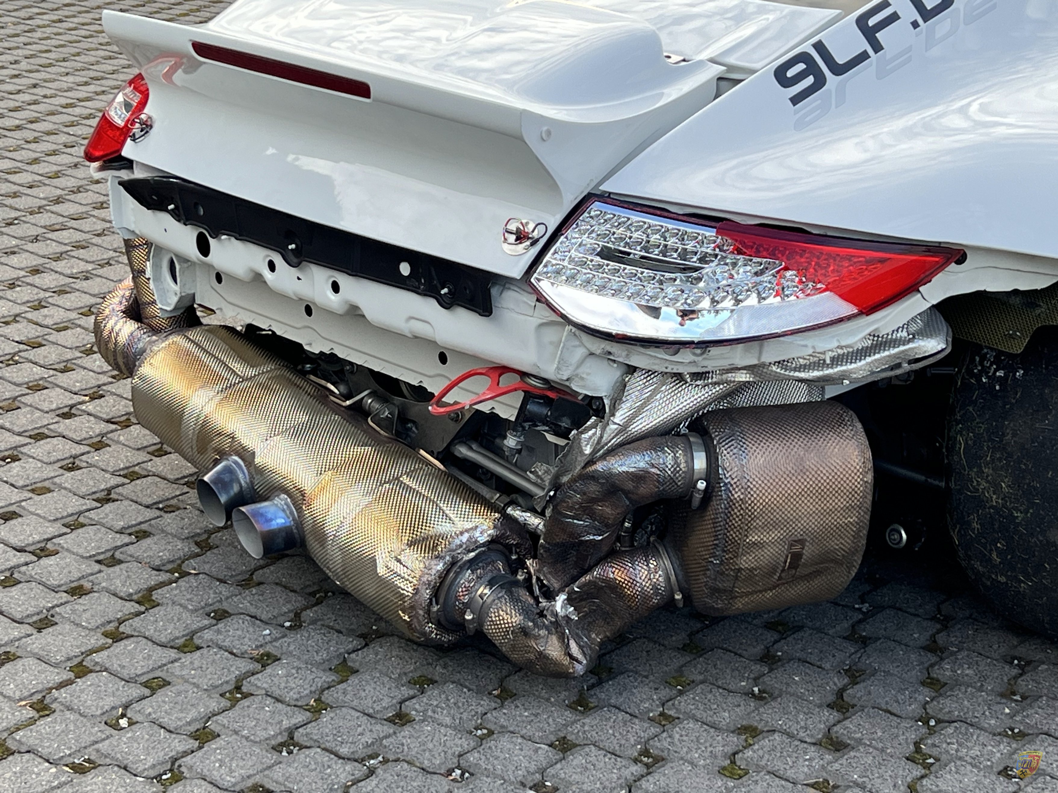 Porsche 997 GT3 R Heckschaden Wasxxx