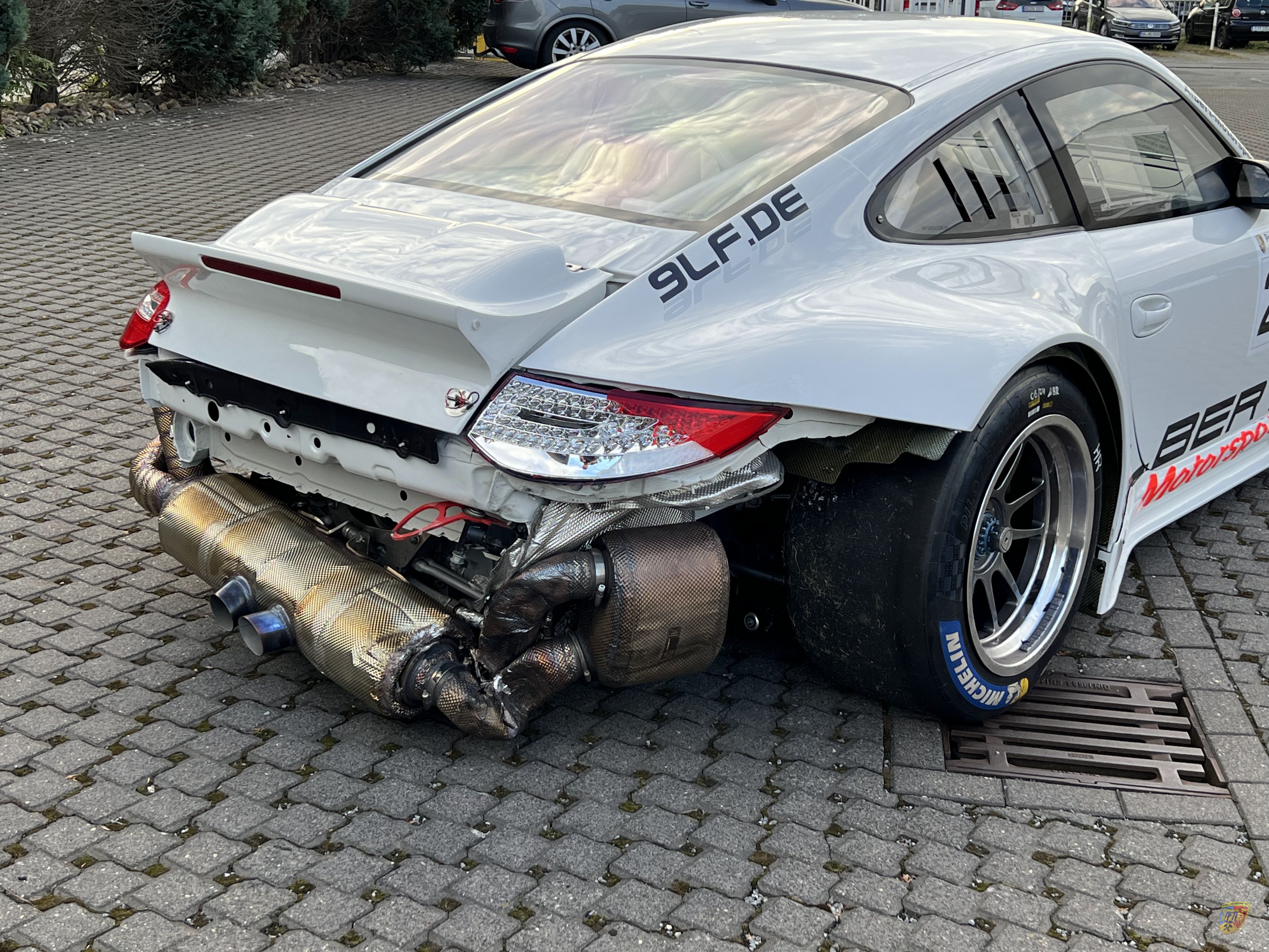 Porsche 997 GT3 R Heckschaden Wasxxx