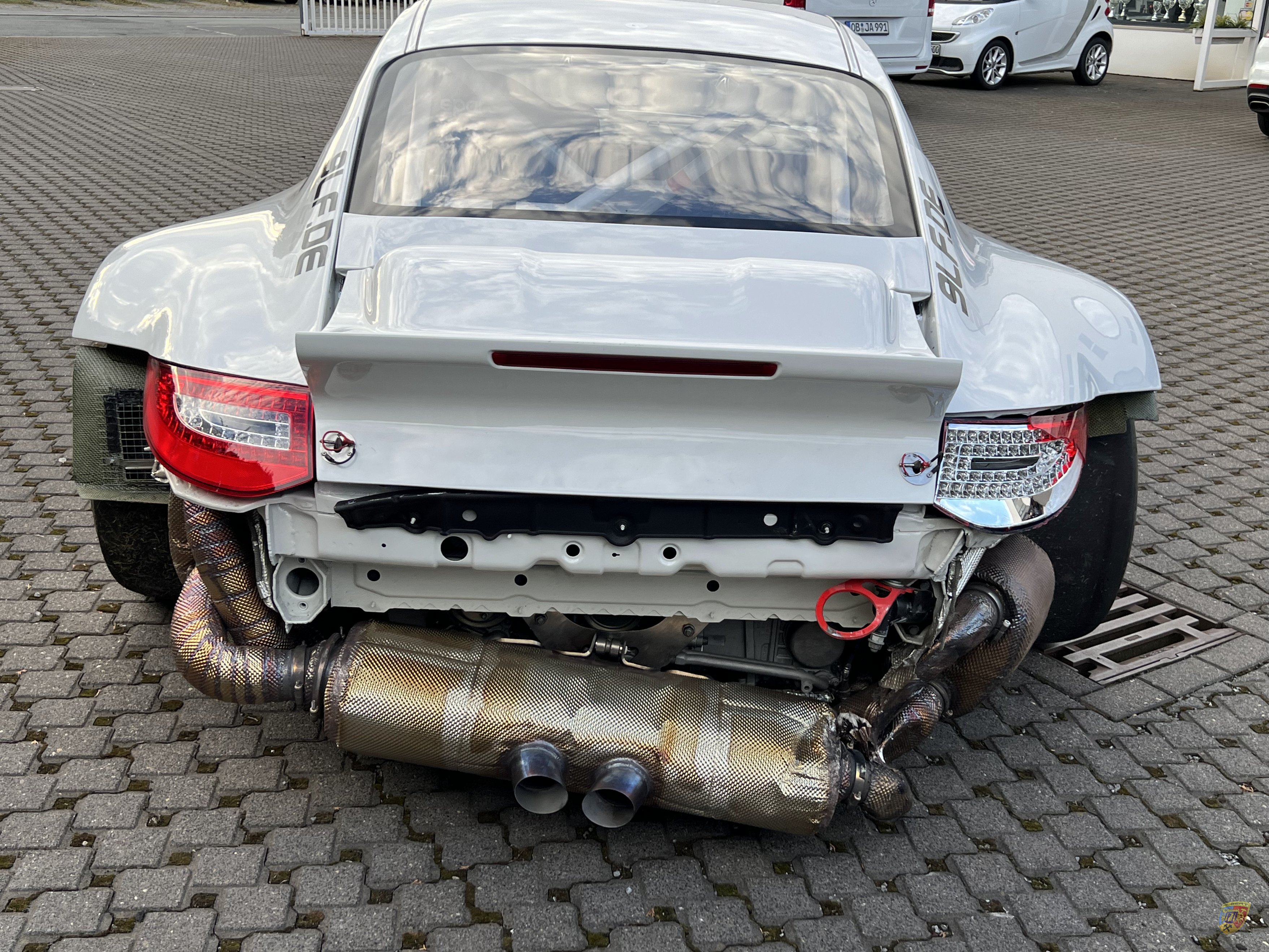 Porsche 997 GT3 R Heckschaden Wasxxx